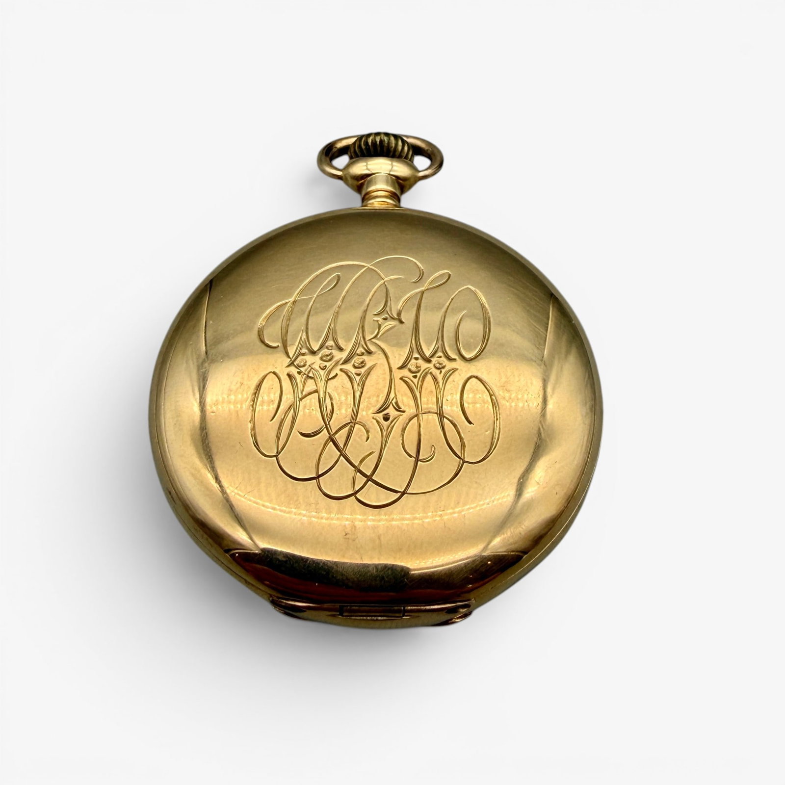 Henry Birks and Son 18K Gold Pocket Watch: Marked with 18k to case back. Serial number 88365. Not in working condition. Total weight: 3.01 troy ounces