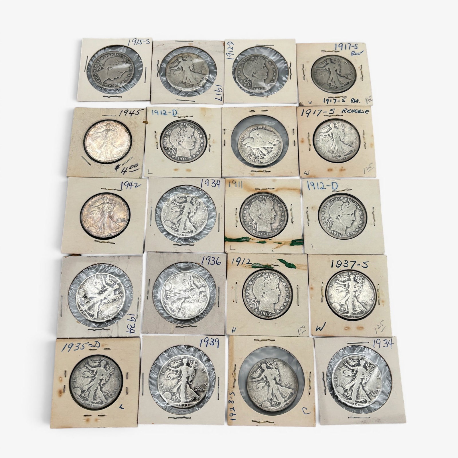 Twenty Silver Half Dollars (1 of 5)