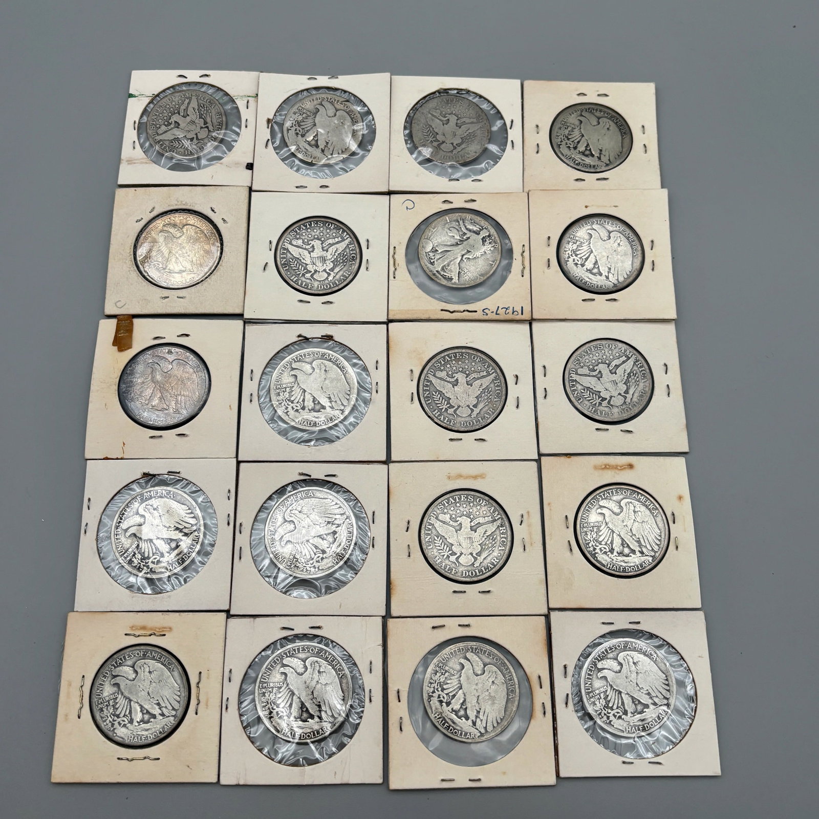 Twenty Silver Half Dollars - 5