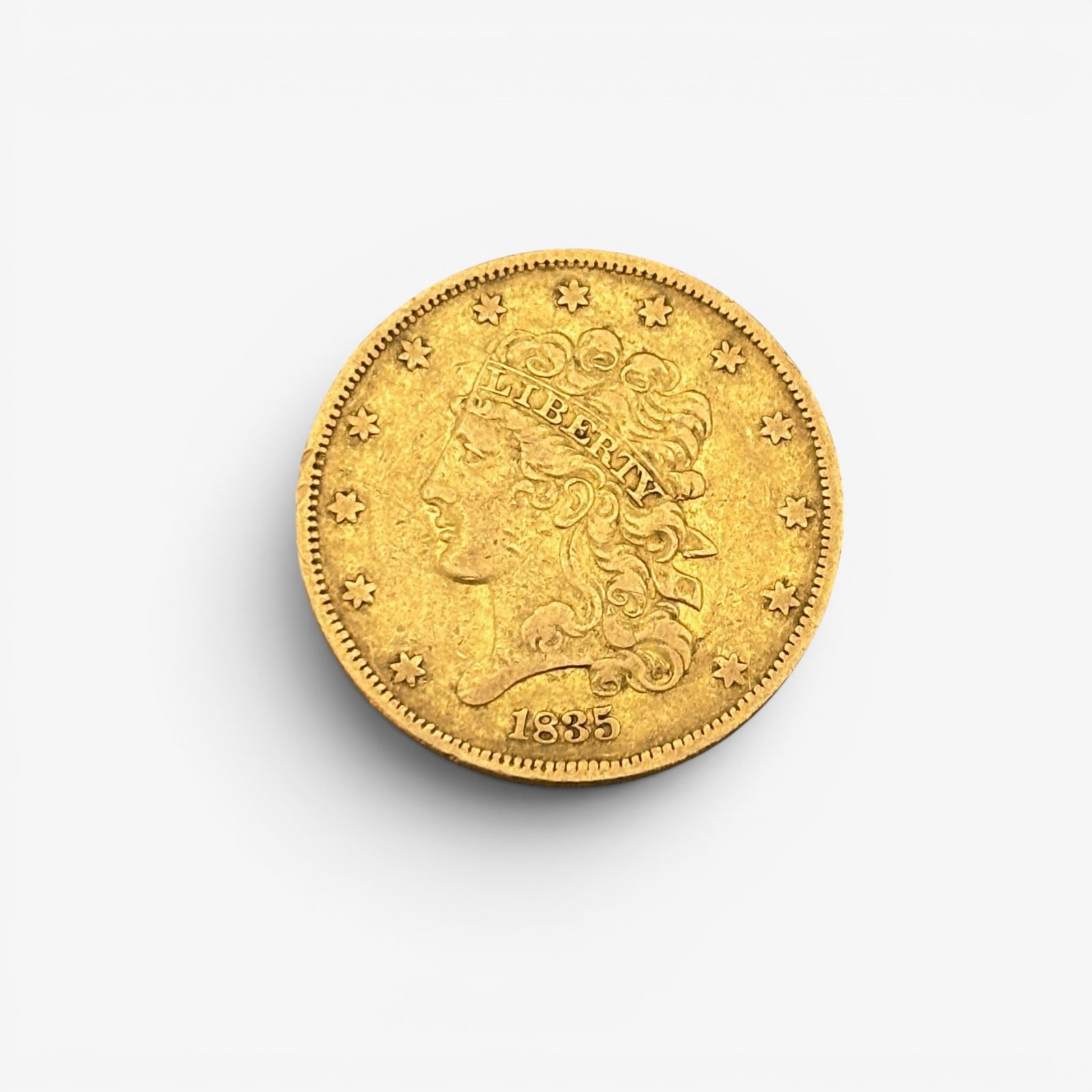 1835 American Five Dollar Gold Piece (1 of 1)