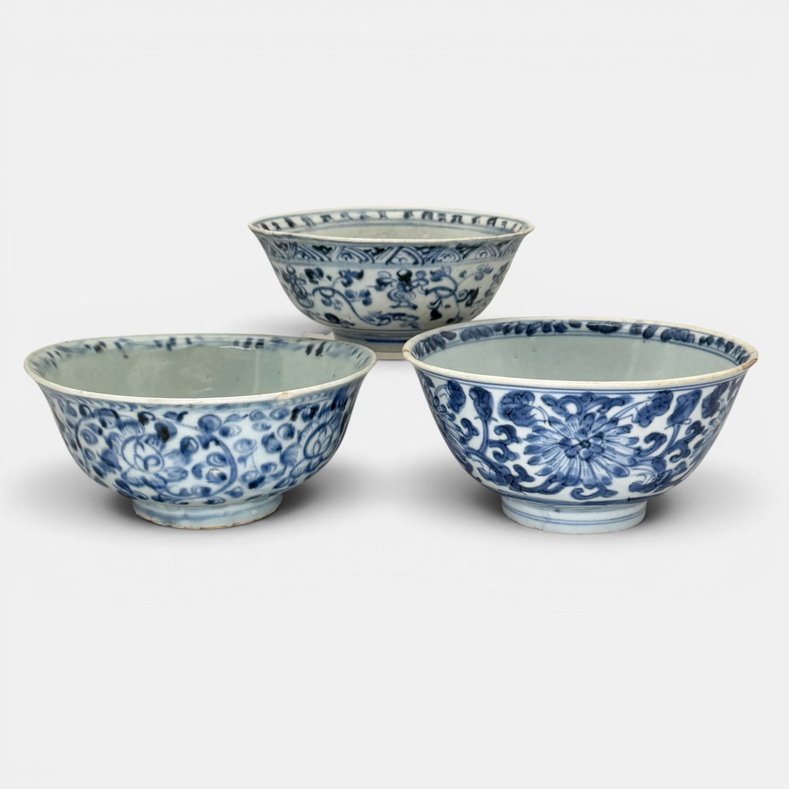 Three Blue and White Bowls, Ming (1 of 14)