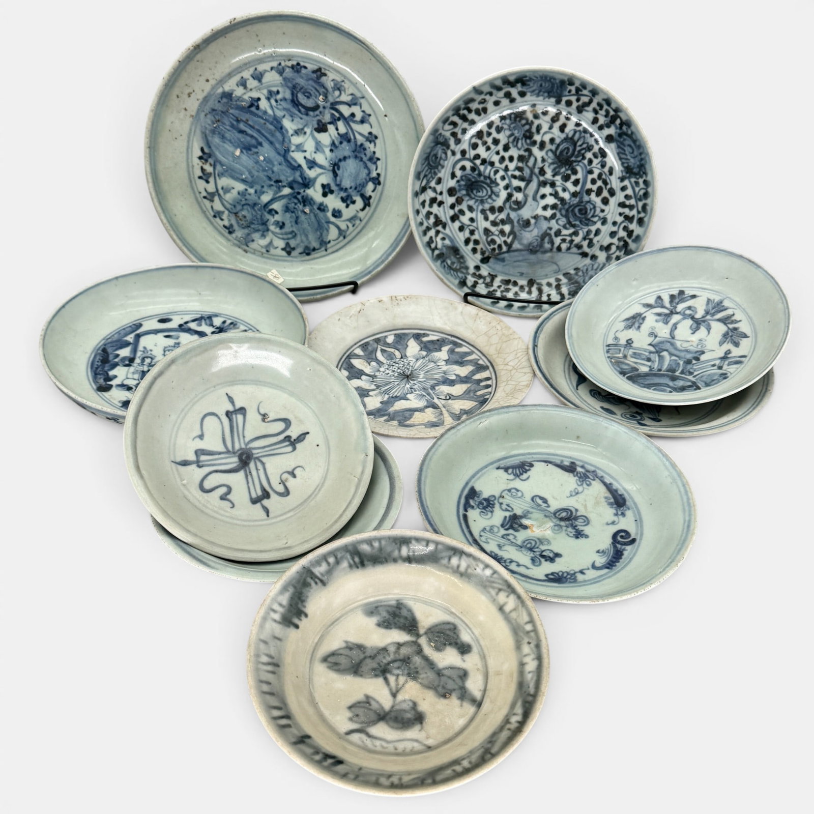 Collection of Ming Blue and White Dishes (1 of 9)
