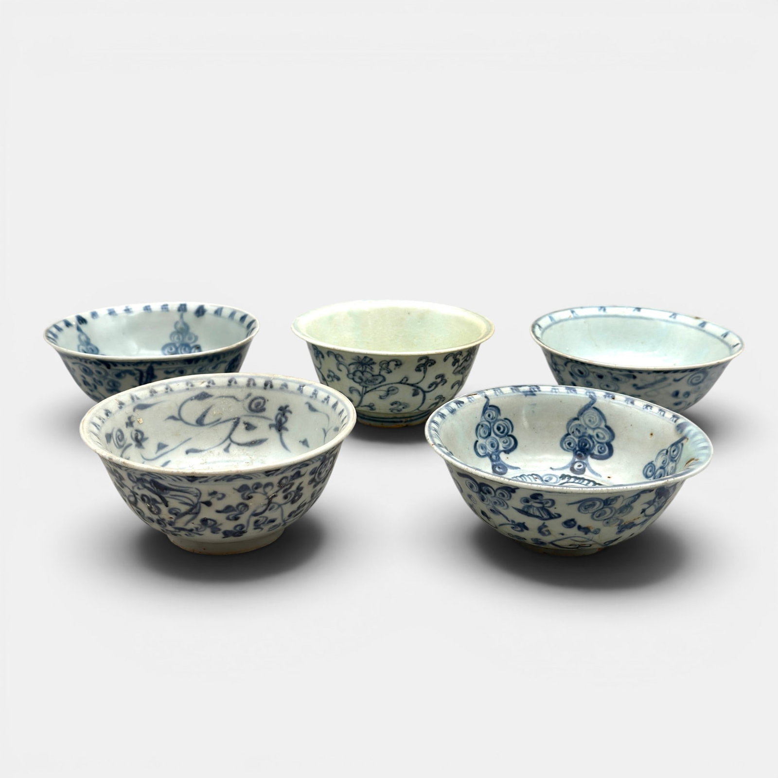 Five Ming Blue and White Bowls (1 of 17)