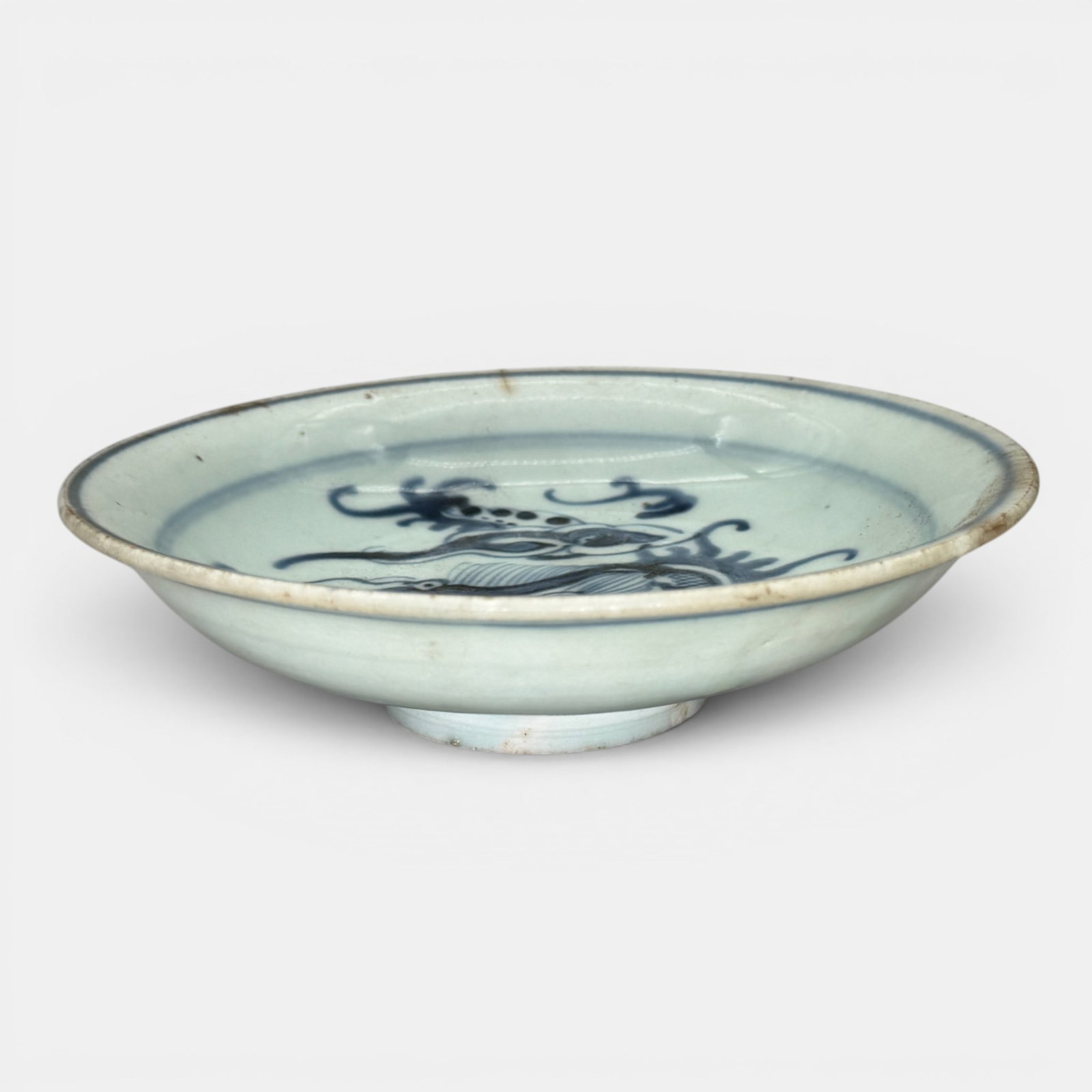 Ming Blue and White Dragon Dish (1 of 12)