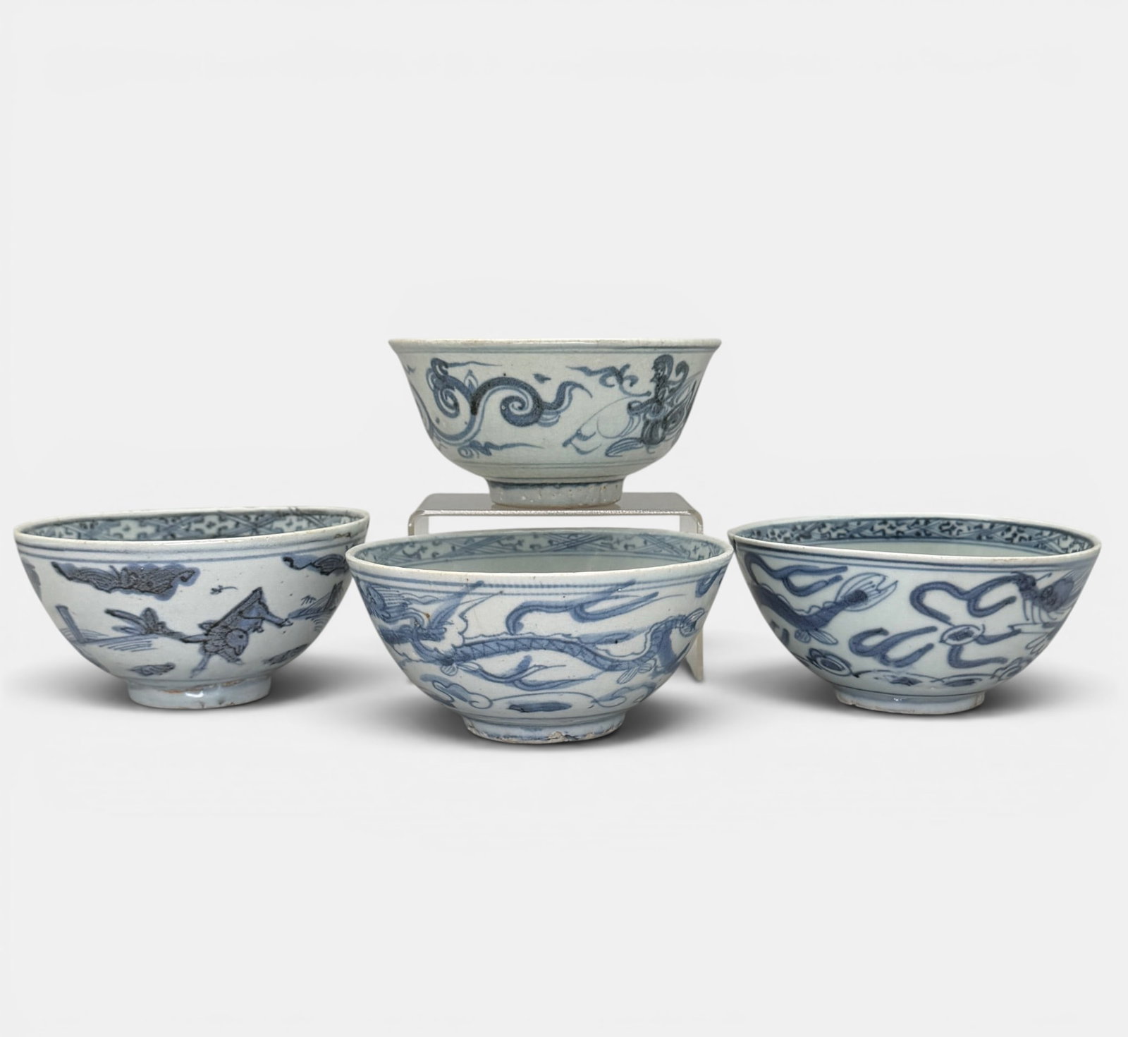 Four Ming Blue and White Bowls (1 of 14)
