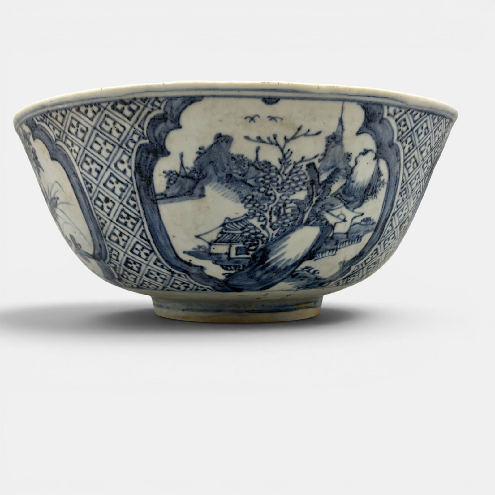 Large Ming Dynasty Blue and White Bowl (1 of 6)