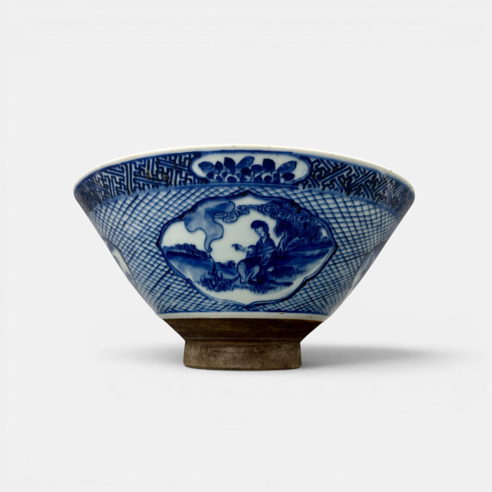 18th Century Chinese "Scholar's Bowl" or "Stand Bowl" (1 of 16)