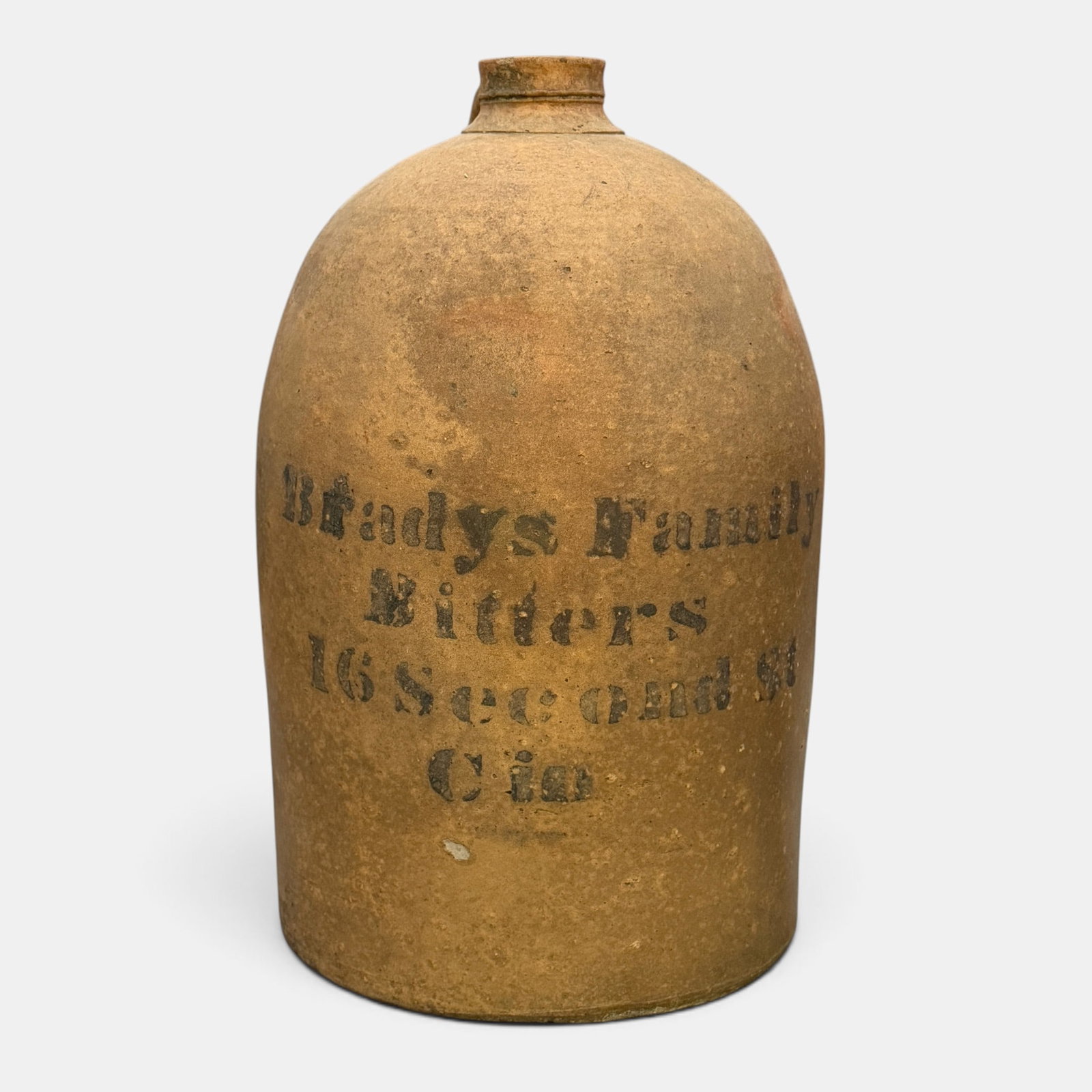 Large 3 gallon jug, Bradys Family Bitters, Cincinnati. (1 of 7)