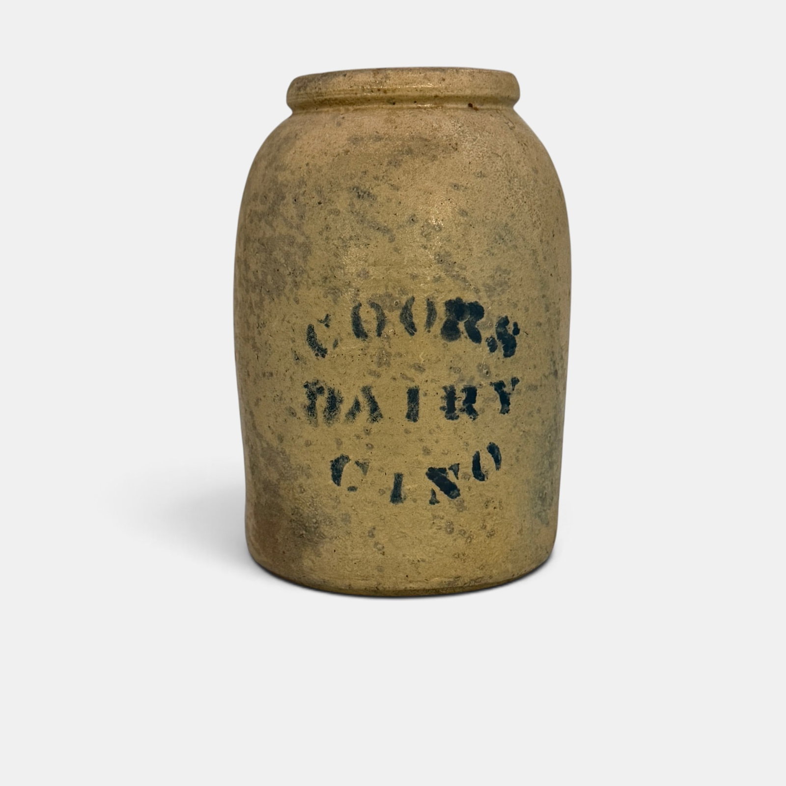 Uncommon Coors Dairy, Cin.O. storage jar. (1 of 5)