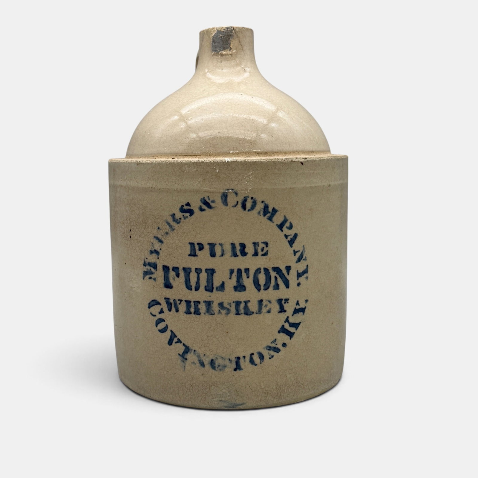 Kentucky Whiskey jug, Myers and Company, Covington. (1 of 5)