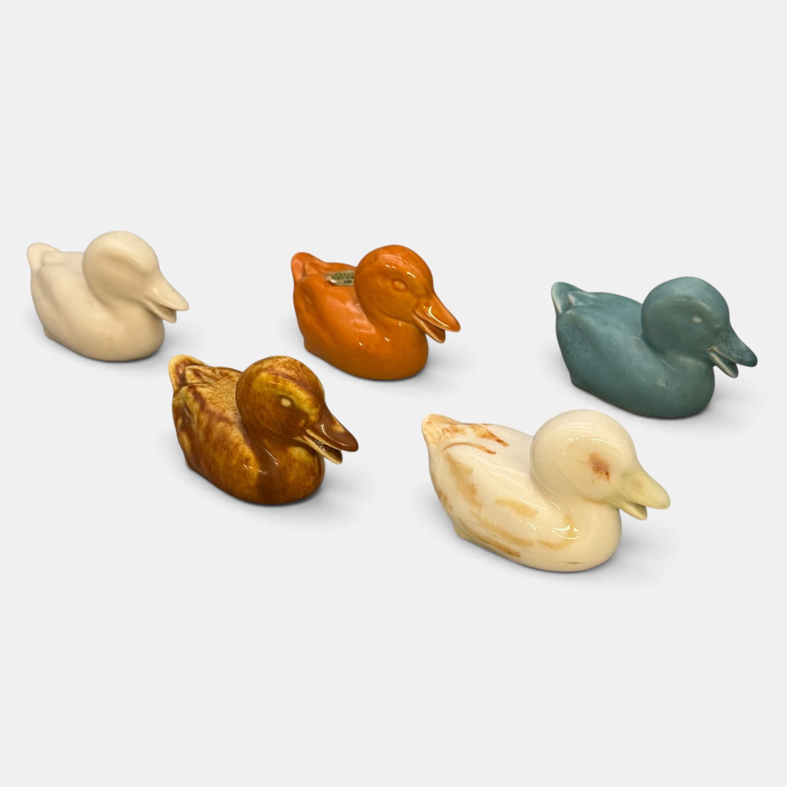 Five Rookwood "Duck" paperweights - 2