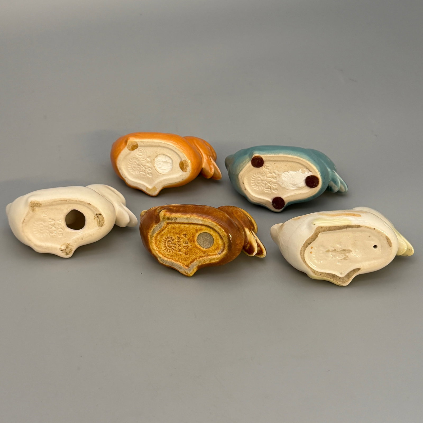 Five Rookwood "Duck" paperweights - 8