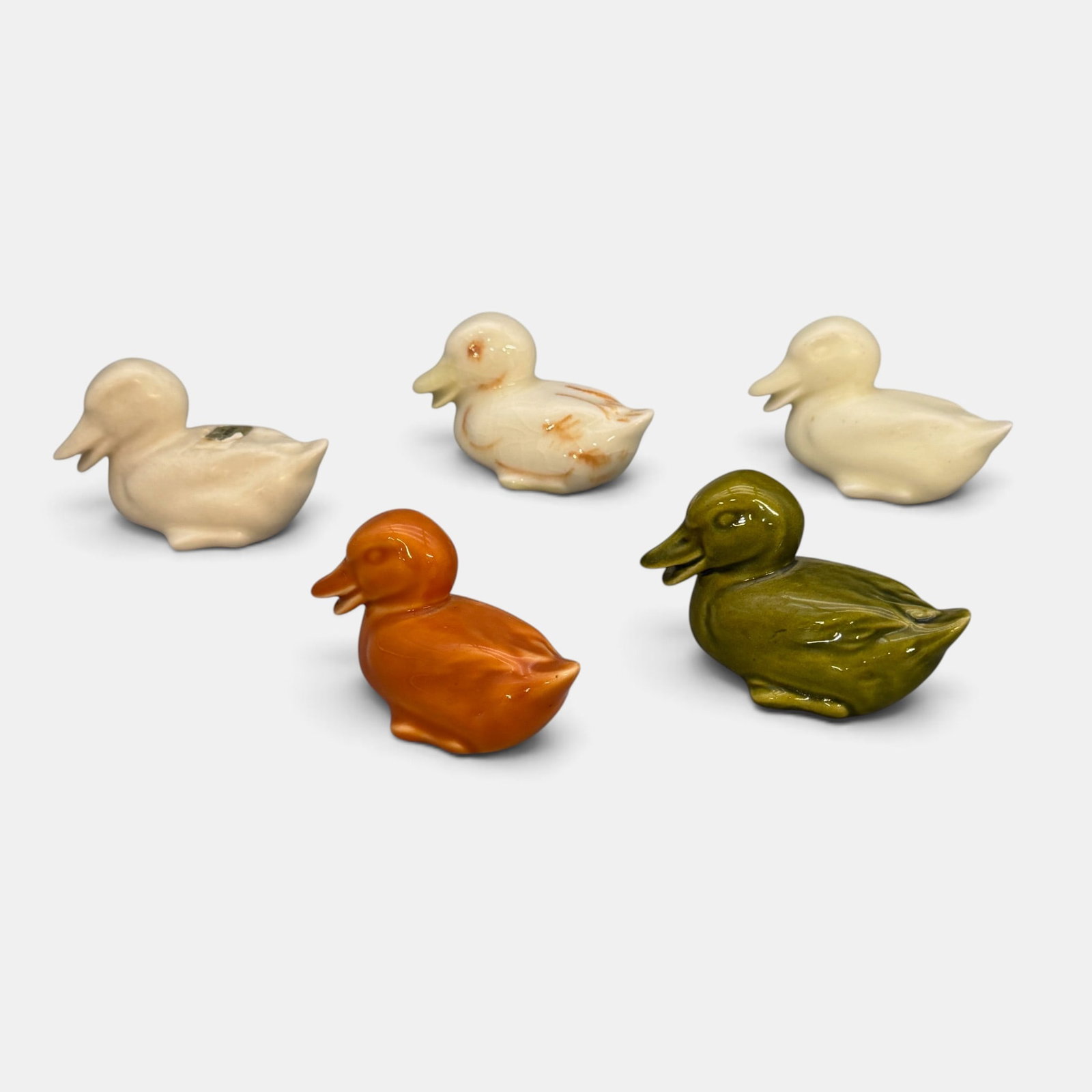 Five Rookwood "Duck" Paperweights (1 of 8)