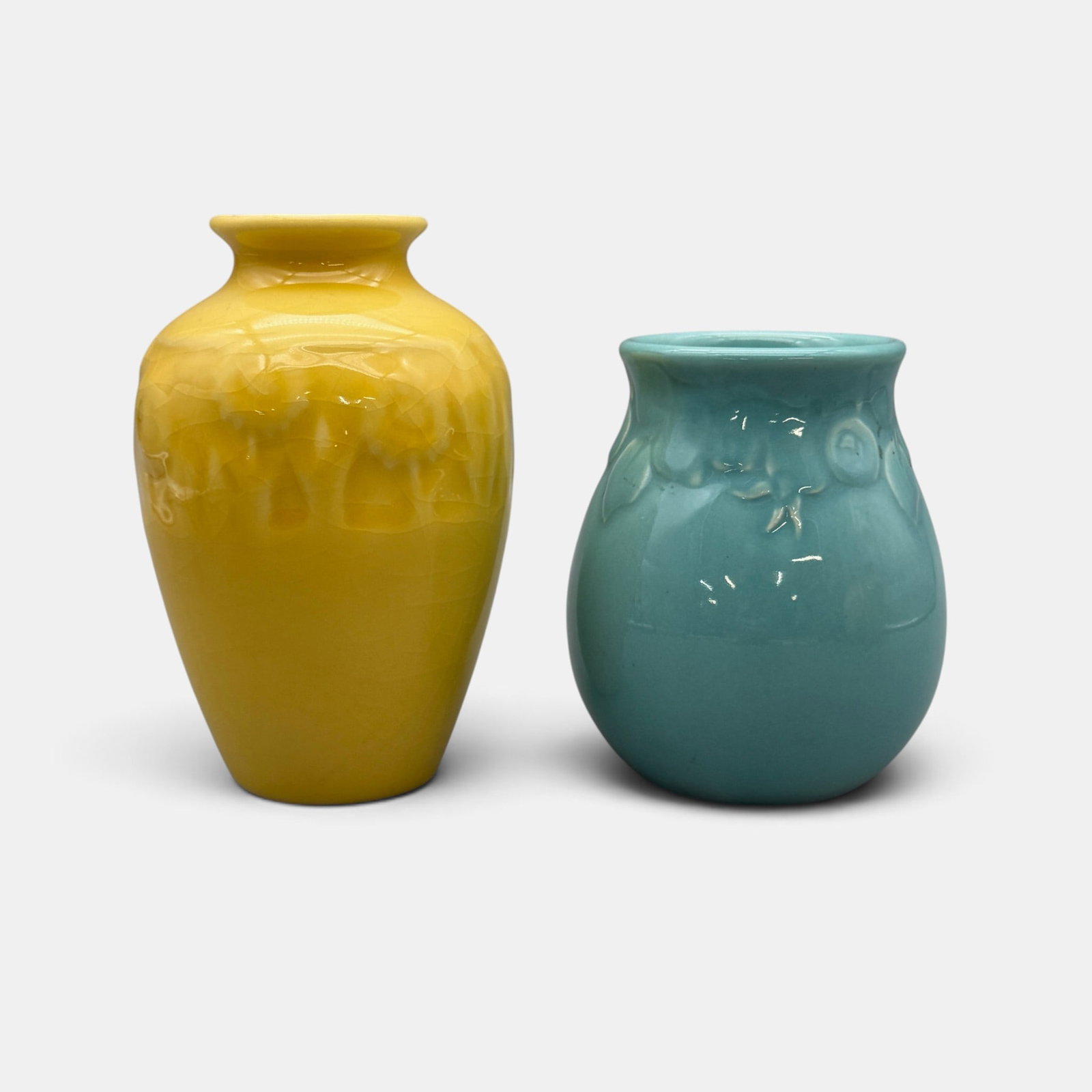 Two Rookwood glossy production vases, 1947 and 1950 (1 of 7)