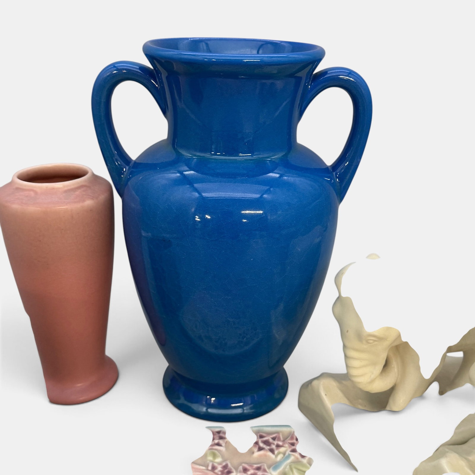 Five Rookwood production items - 2