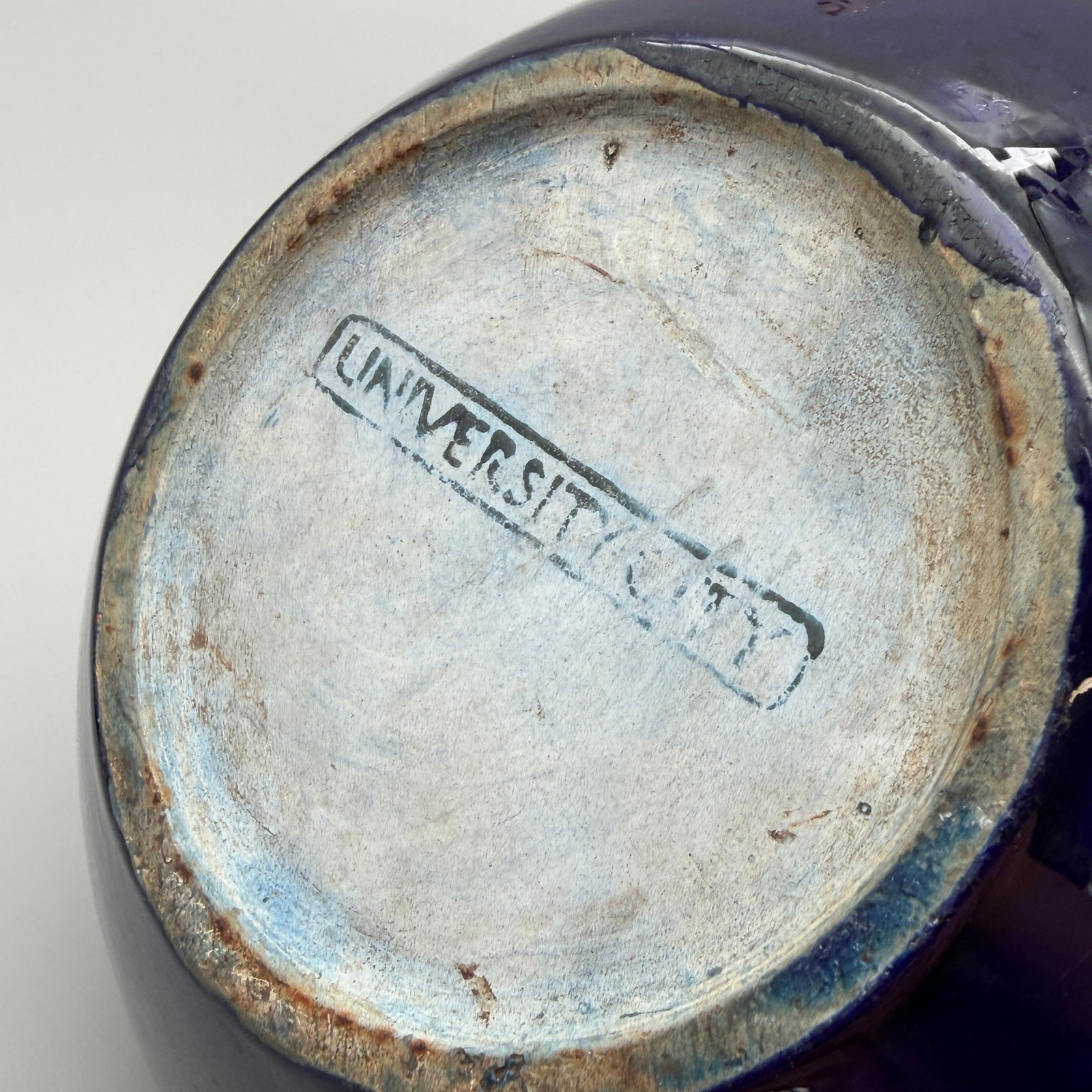 Four University City items, various glazes - 3