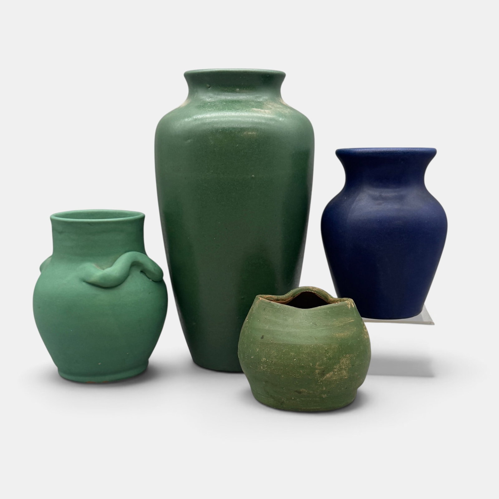 Group of Monochrome Art Pottery Vases (1 of 12)