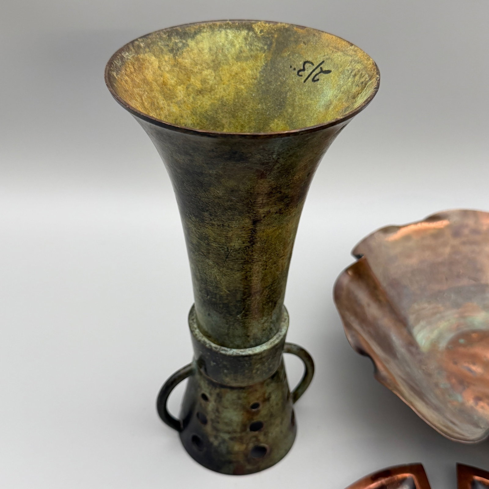 Three Arts & Crafts Brass/Copper Examples - 4