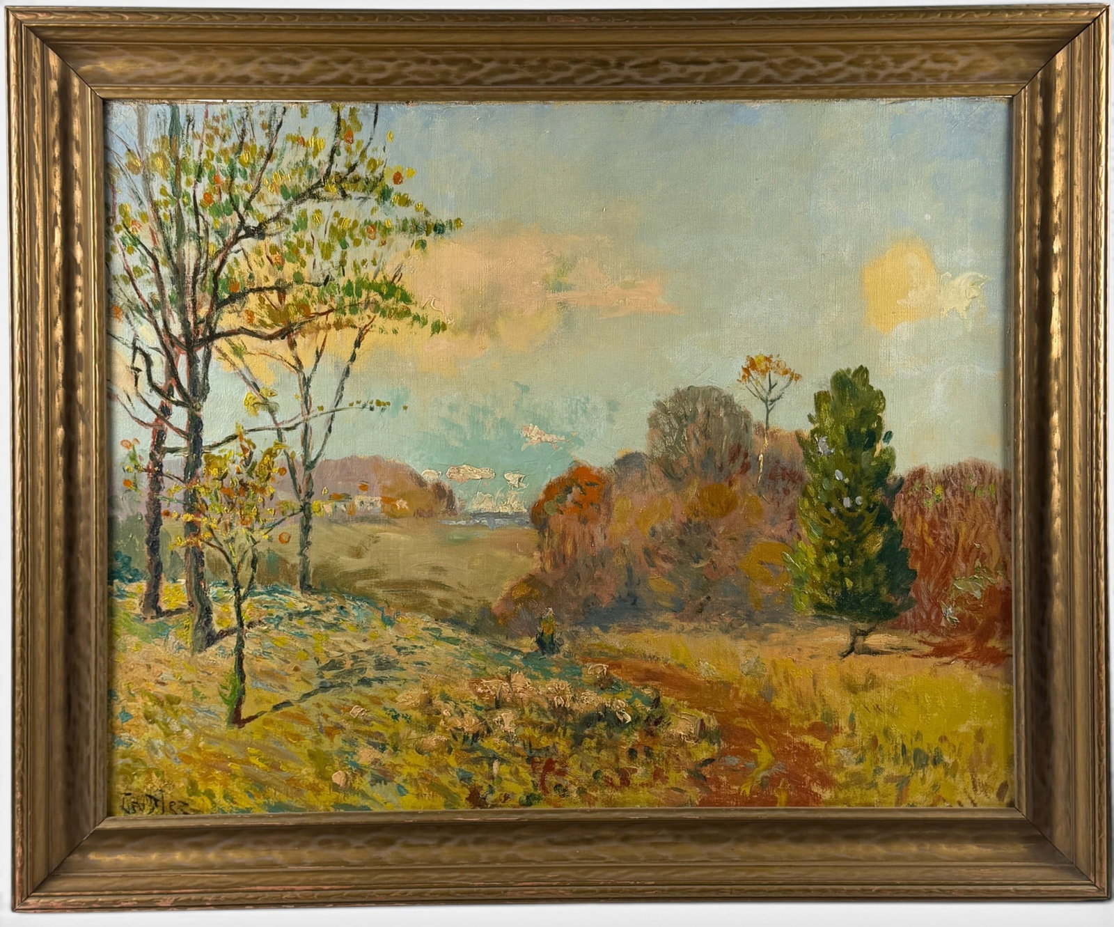 Oil on Canvas Landscape, Early 20th Century (1 of 5)