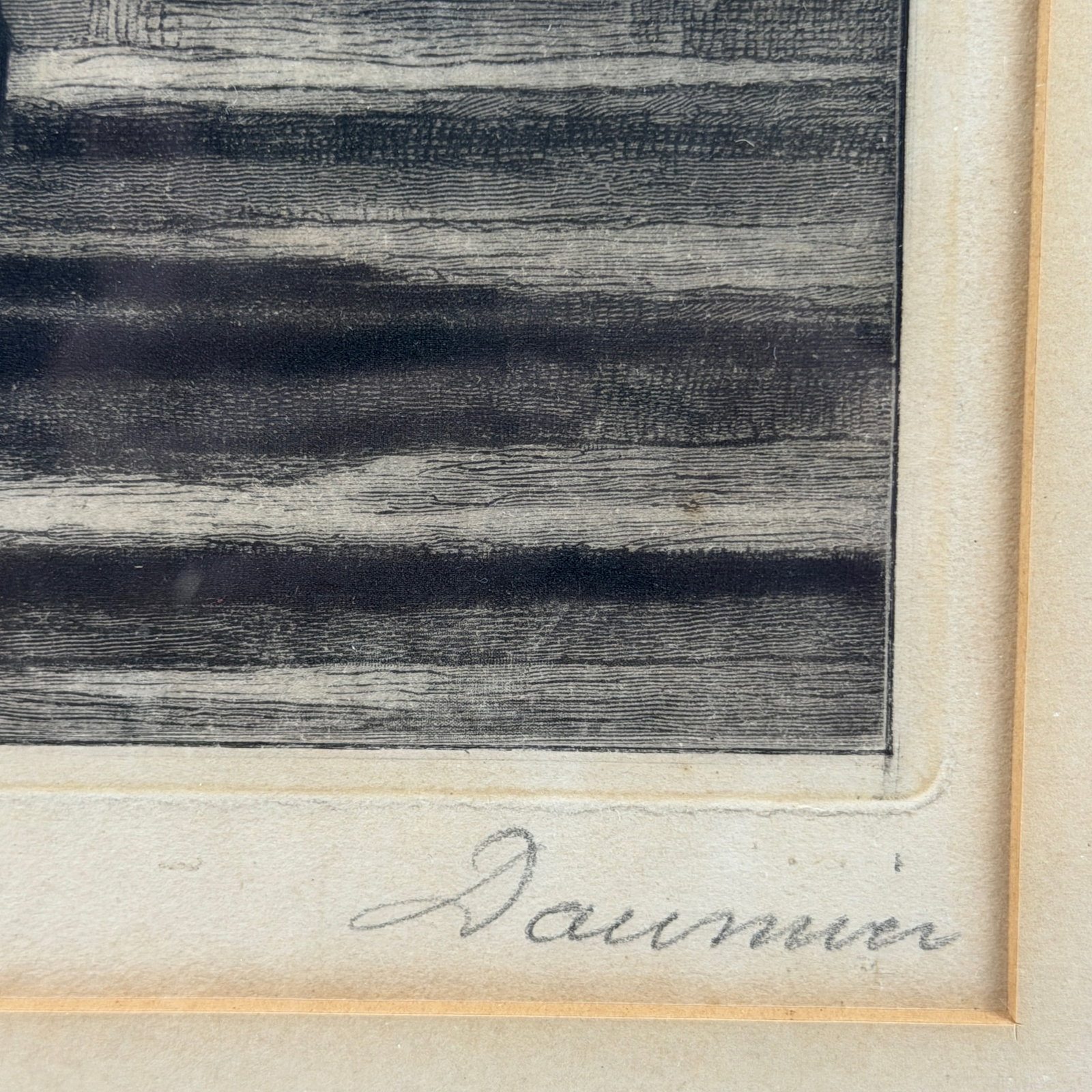 Honore Daumier Etching, "Grand Staircase" - 3