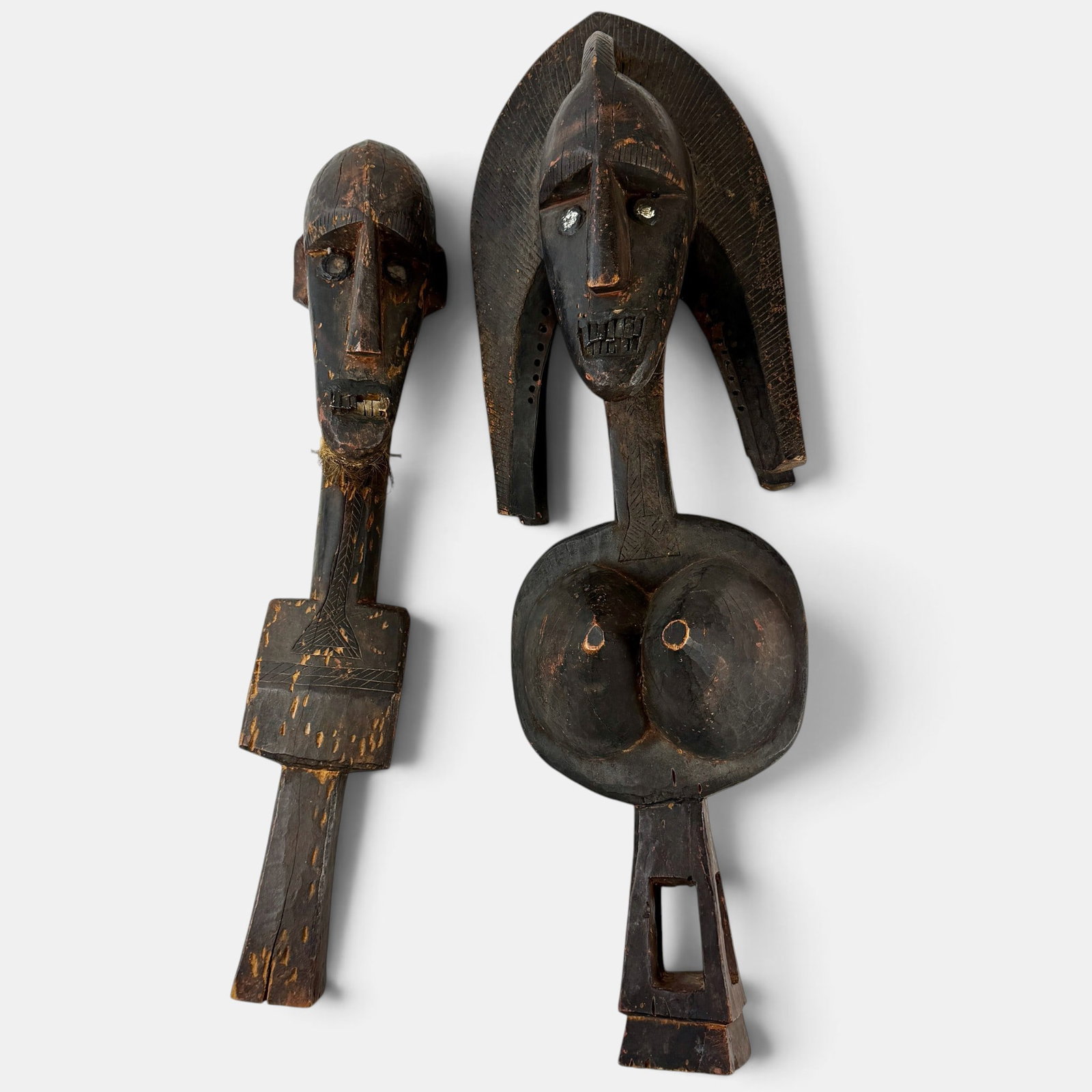 Pair of African Carved Figures (1 of 7)