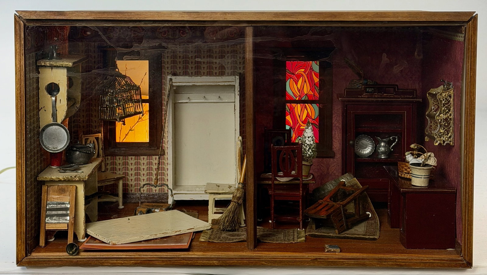 Antique Diorama of a Home Interior (1 of 4)