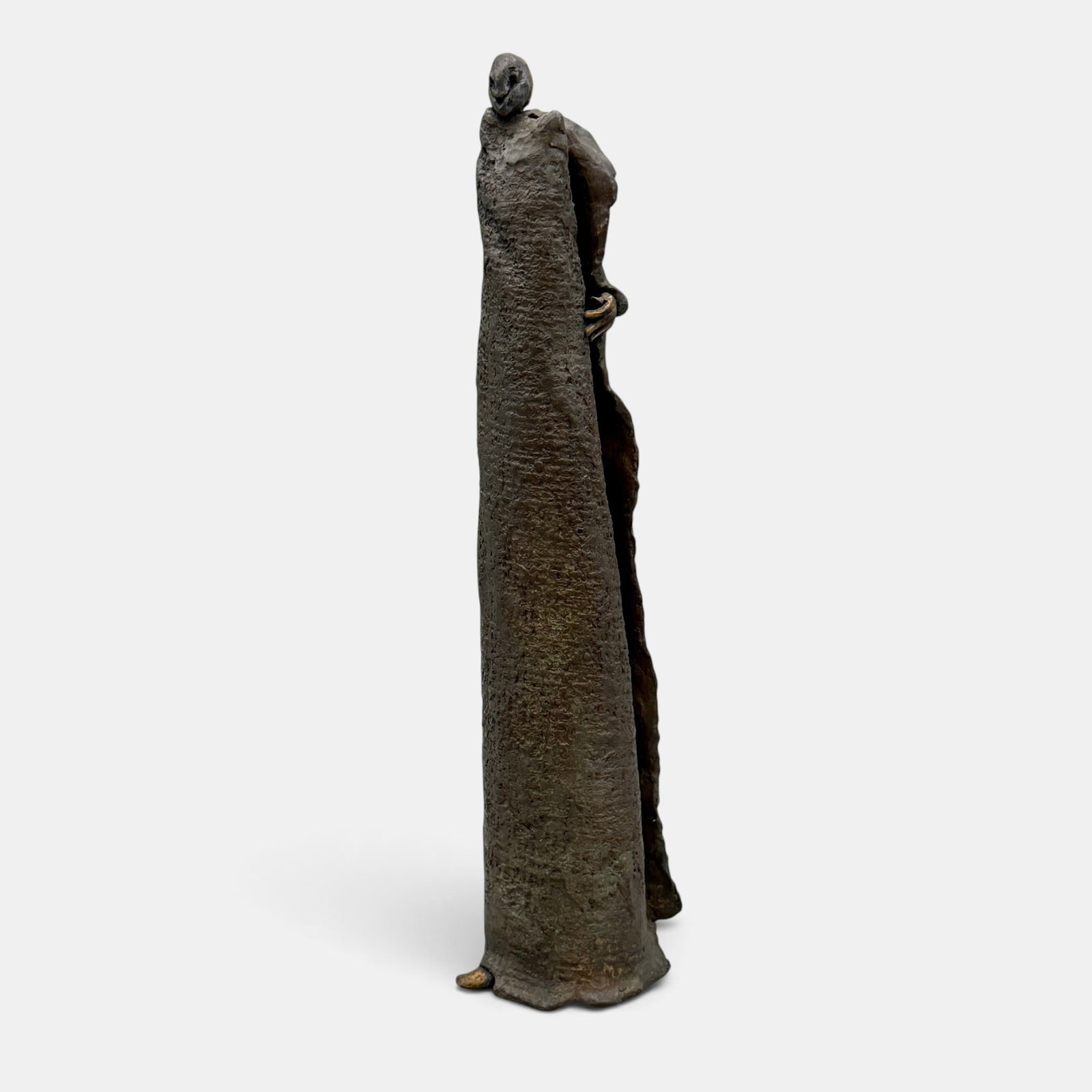 Oscar Zamarippa Bronze: Titled "El Guardian" with original sales receipt from Galeria Uno in Mexico. Height: 13.5"
