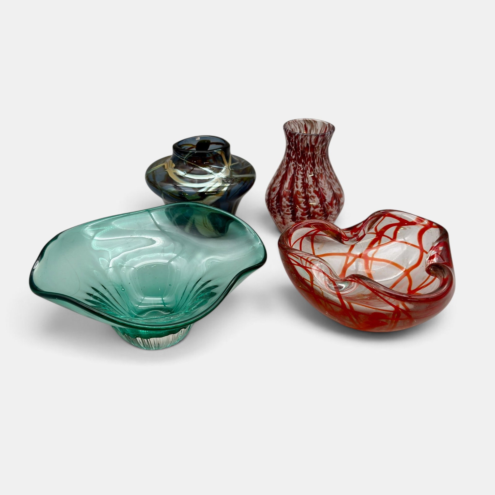 Four Art Glass Vessels (1 of 4)