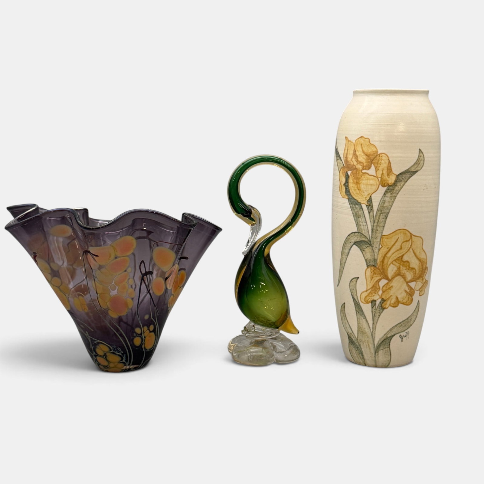 Art Glass and Pottery Grouping (1 of 10)