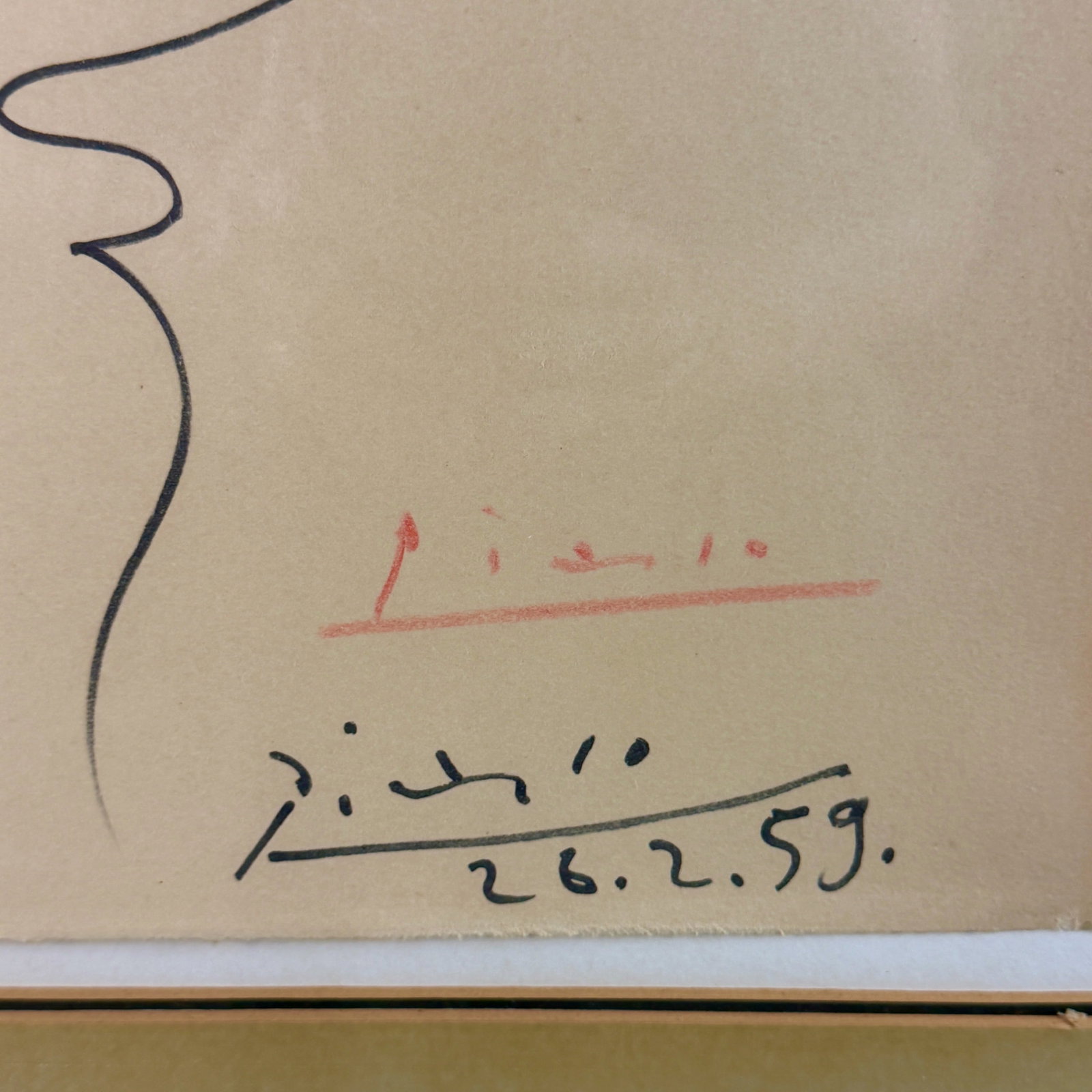 Pablo Picasso, Frederic Curie Lithograph - 3