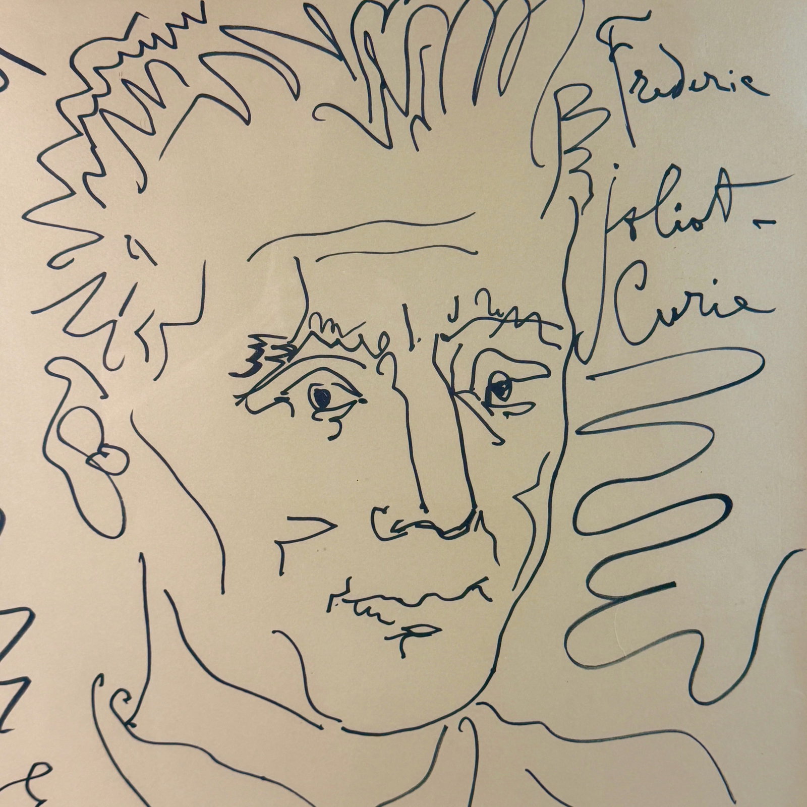Pablo Picasso, Frederic Curie Lithograph - 5
