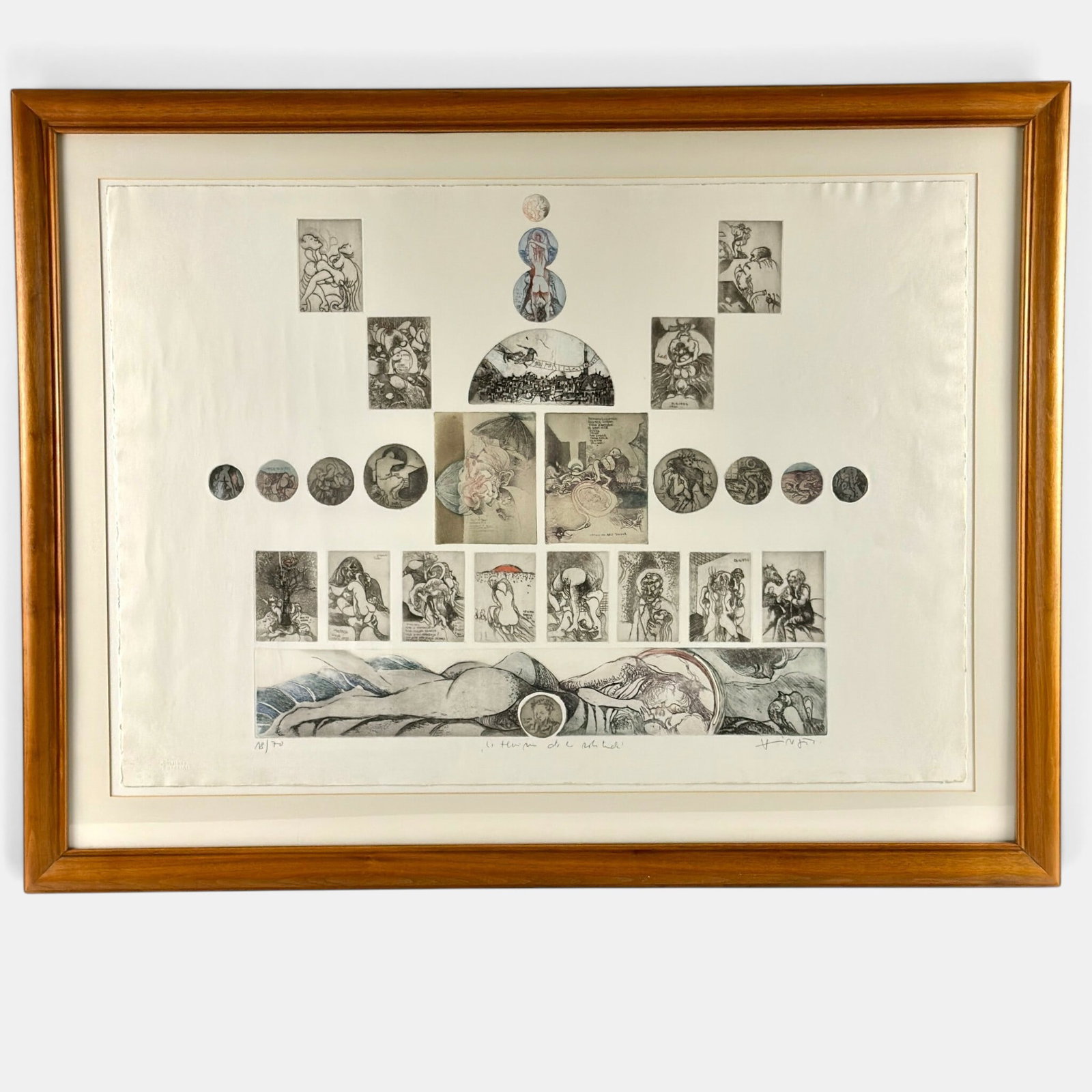 A Composition of Lithography, Multiple Plates - 2