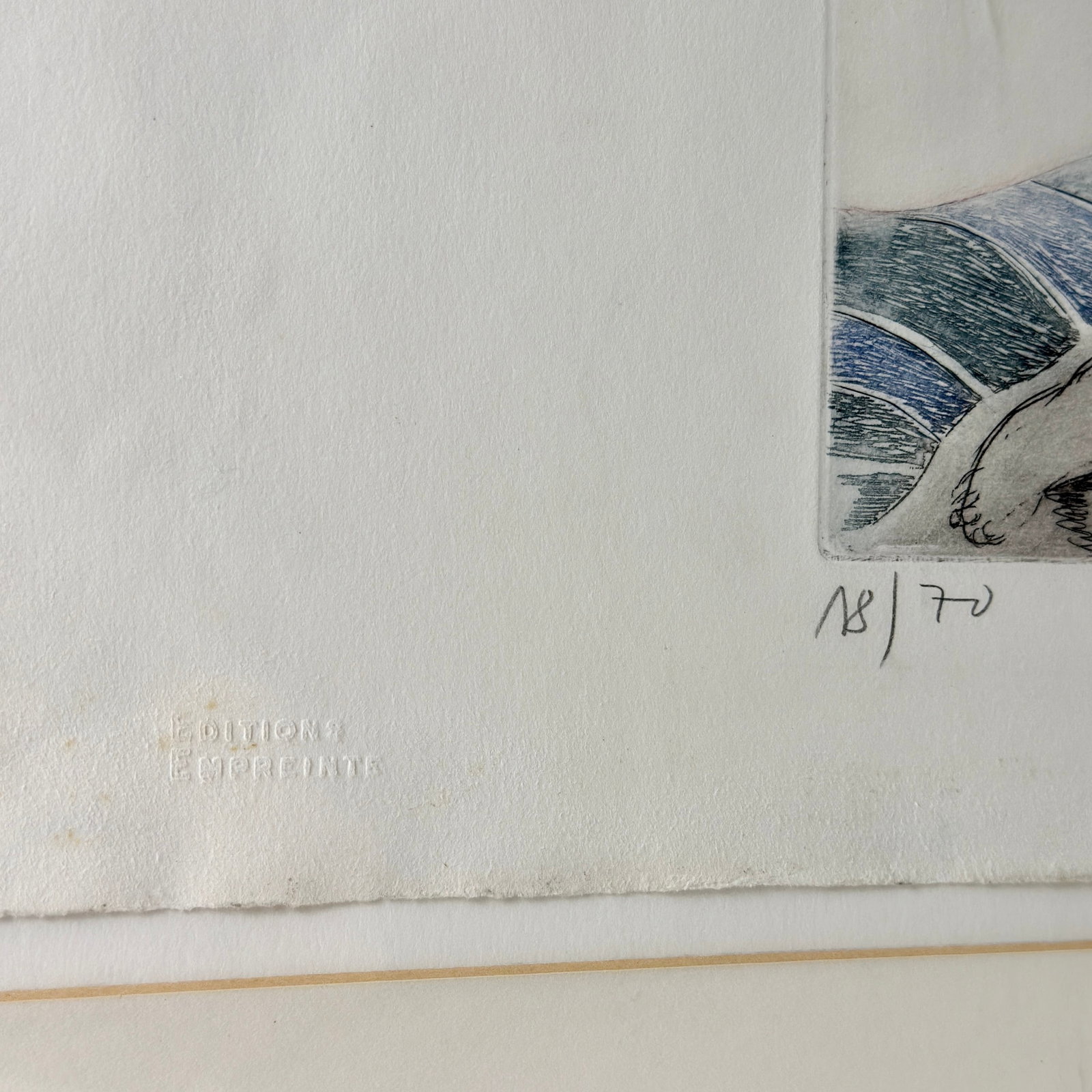 A Composition of Lithography, Multiple Plates - 5
