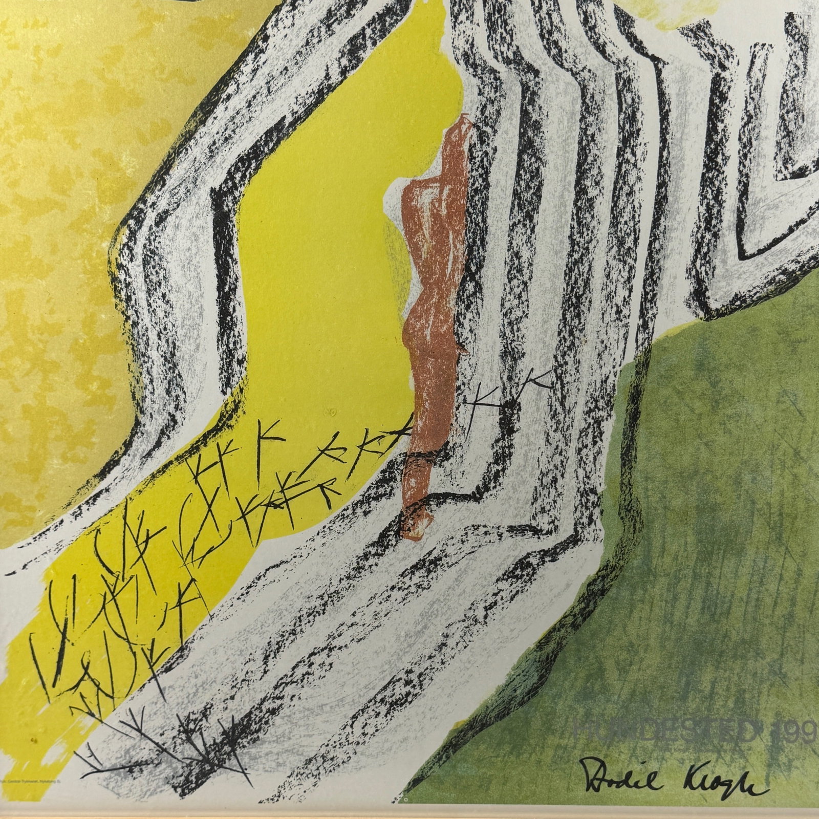 Bodil Krogh "Hundested" 1997 Poster - 2