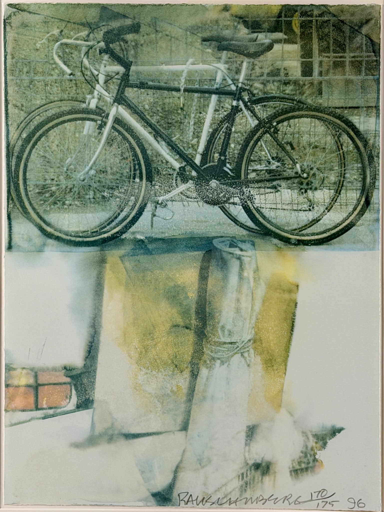 "Untitled" (Bicycle) by Robert Rauschenberg (1 of 3)