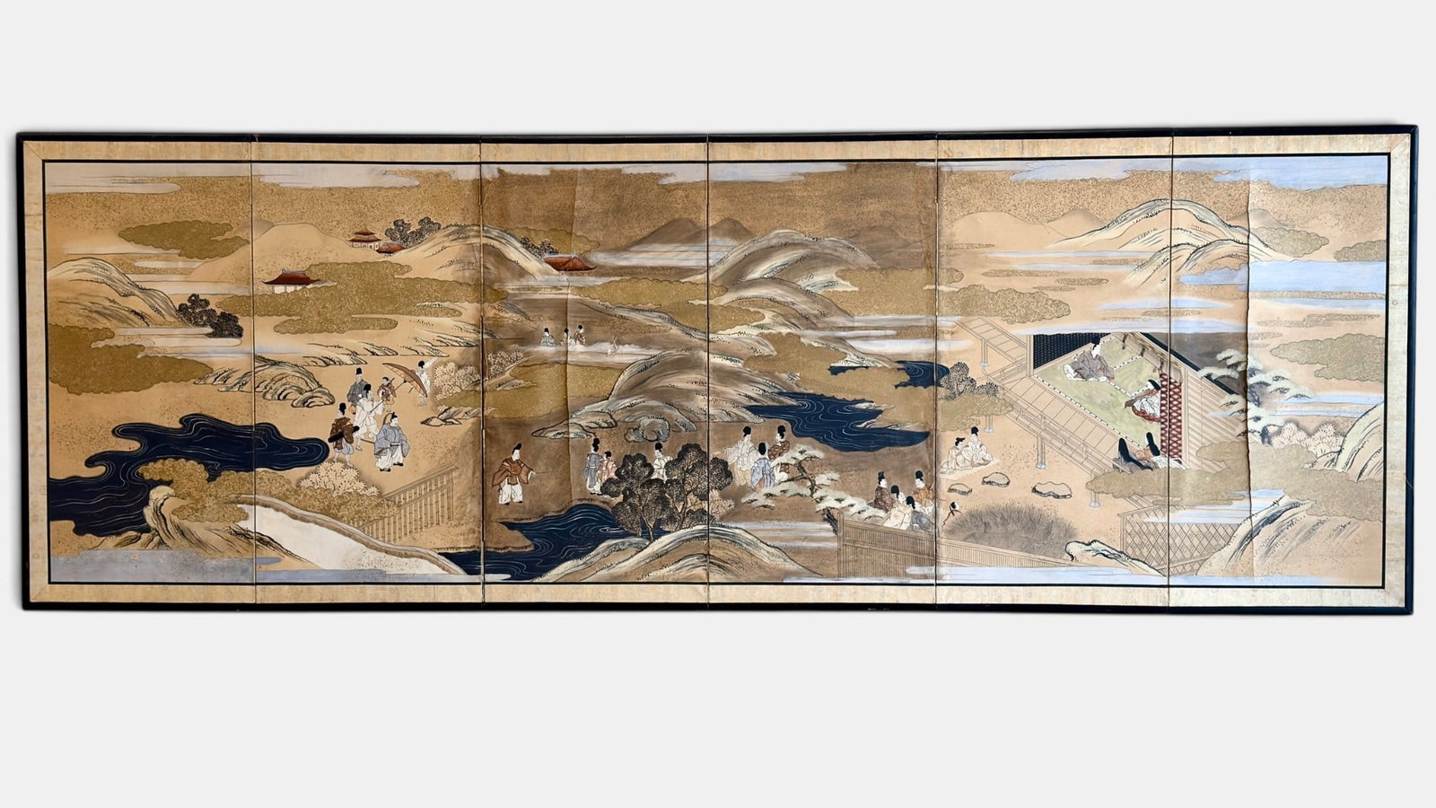 Japanese Tosa School Folding Screen (1 of 7)