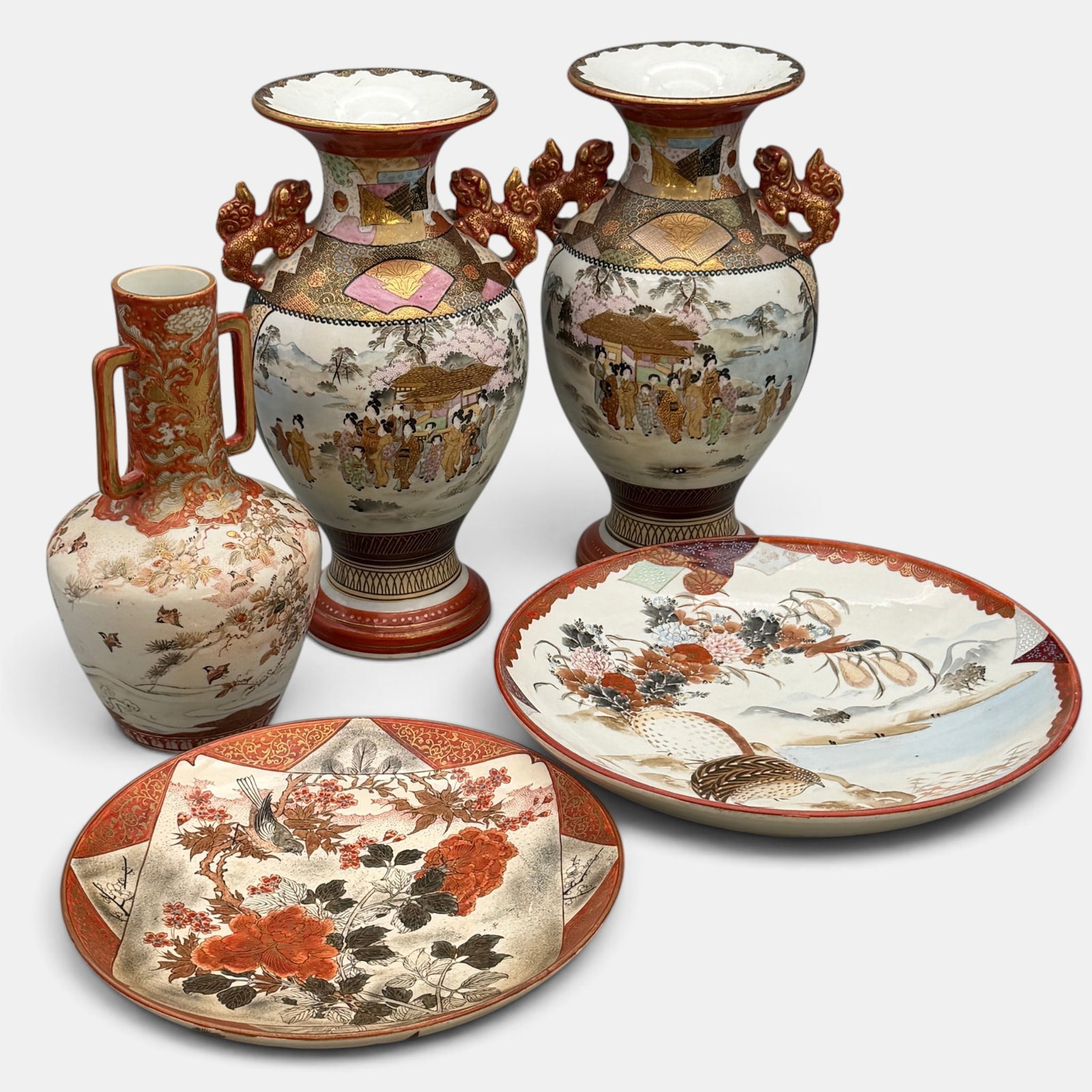Fine Collection of Japanese Kutani Ware (1 of 13)