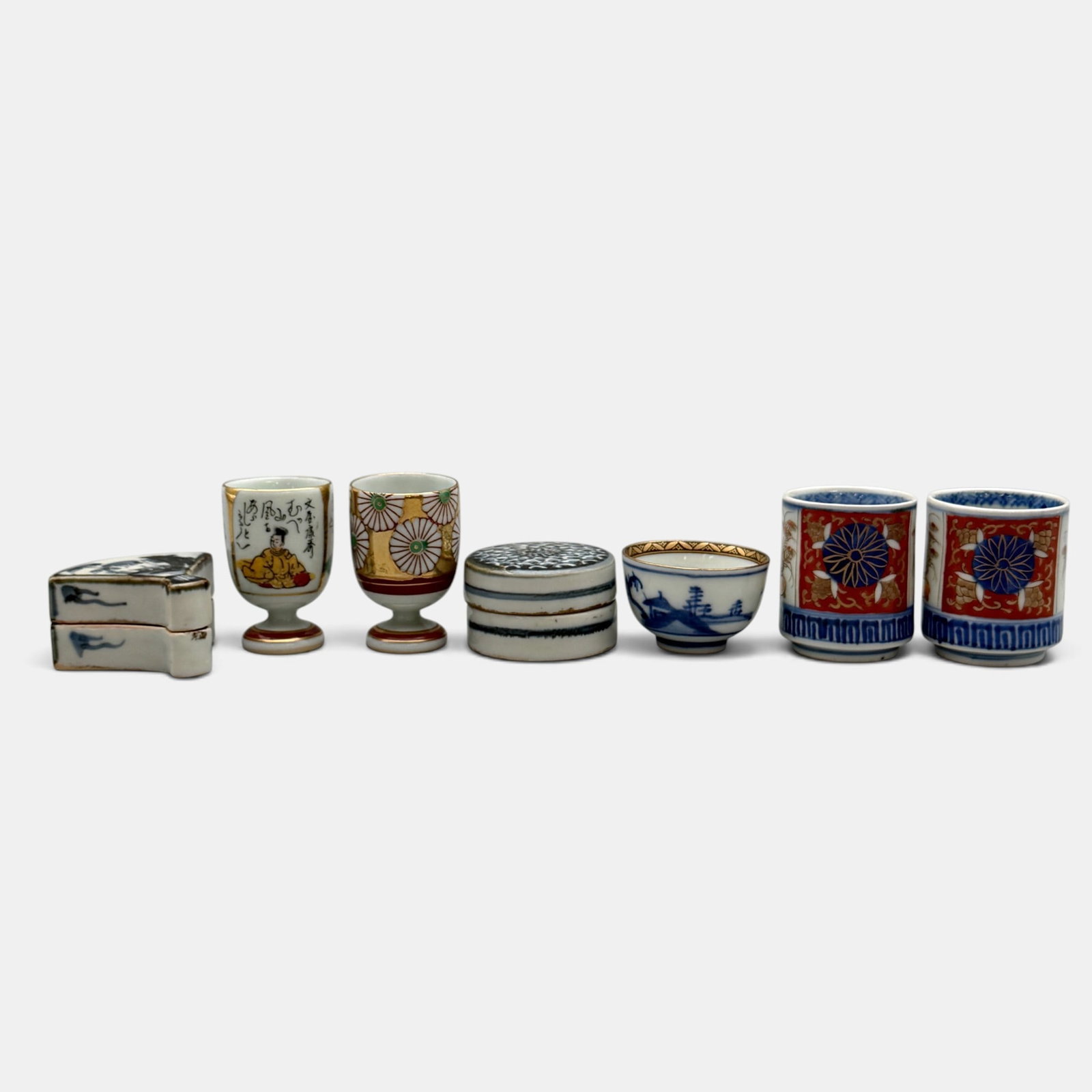 Chinese and Japanese Porcelain Cabinet Pieces (1 of 9)