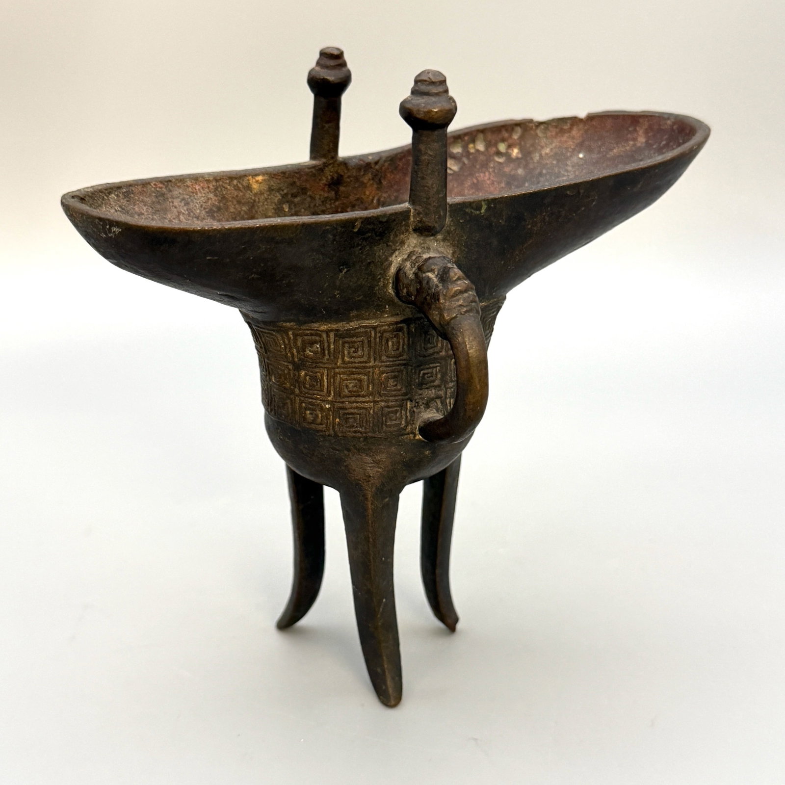 Archaistic Chinese Bronze Vessel - 6