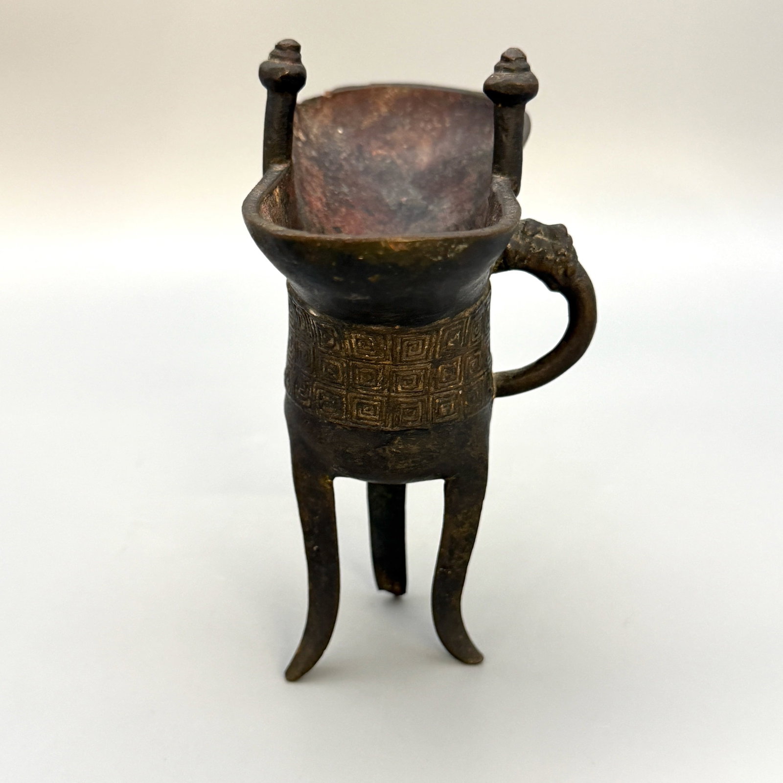 Archaistic Chinese Bronze Vessel - 7