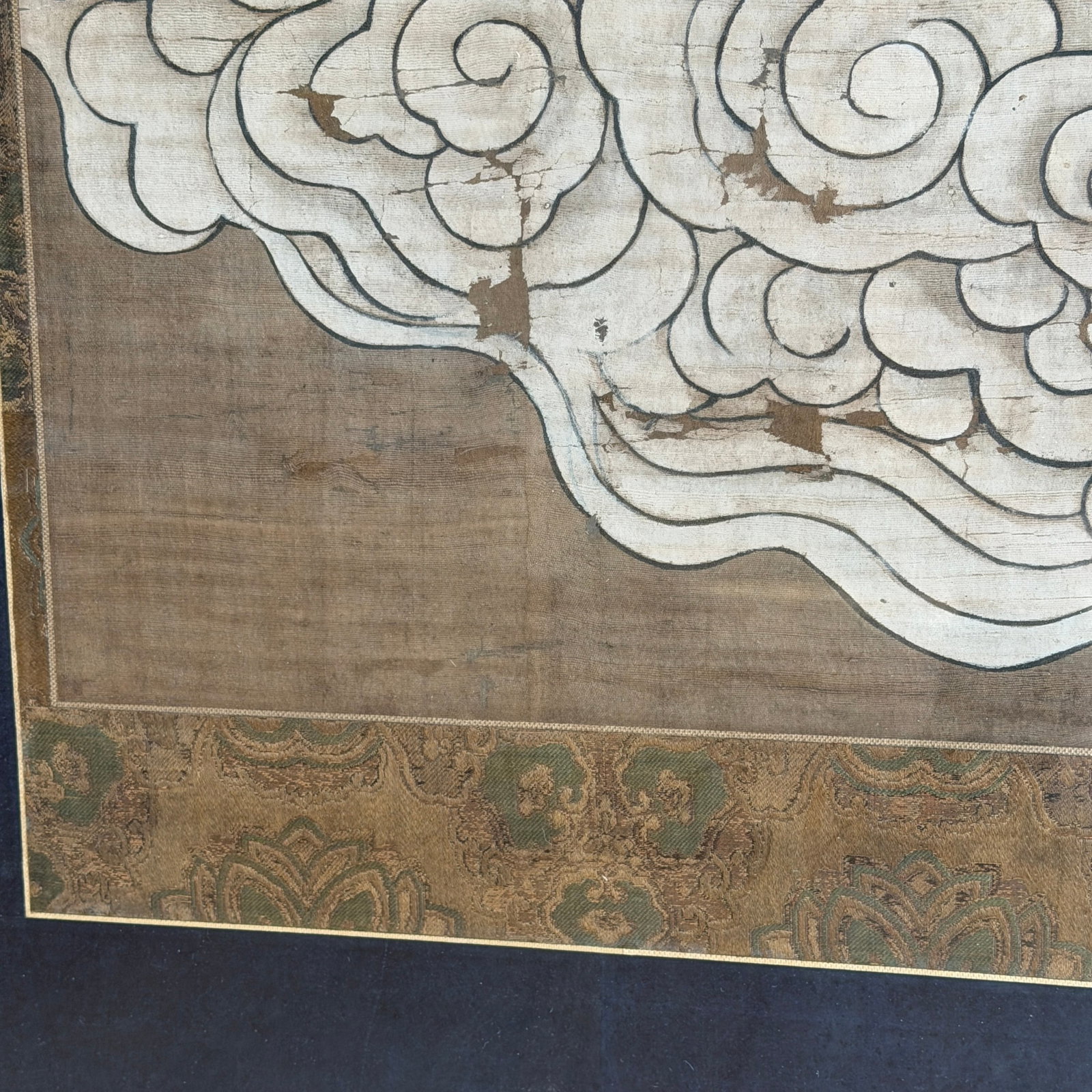 Buddhist Scroll Painting, Framed - 5