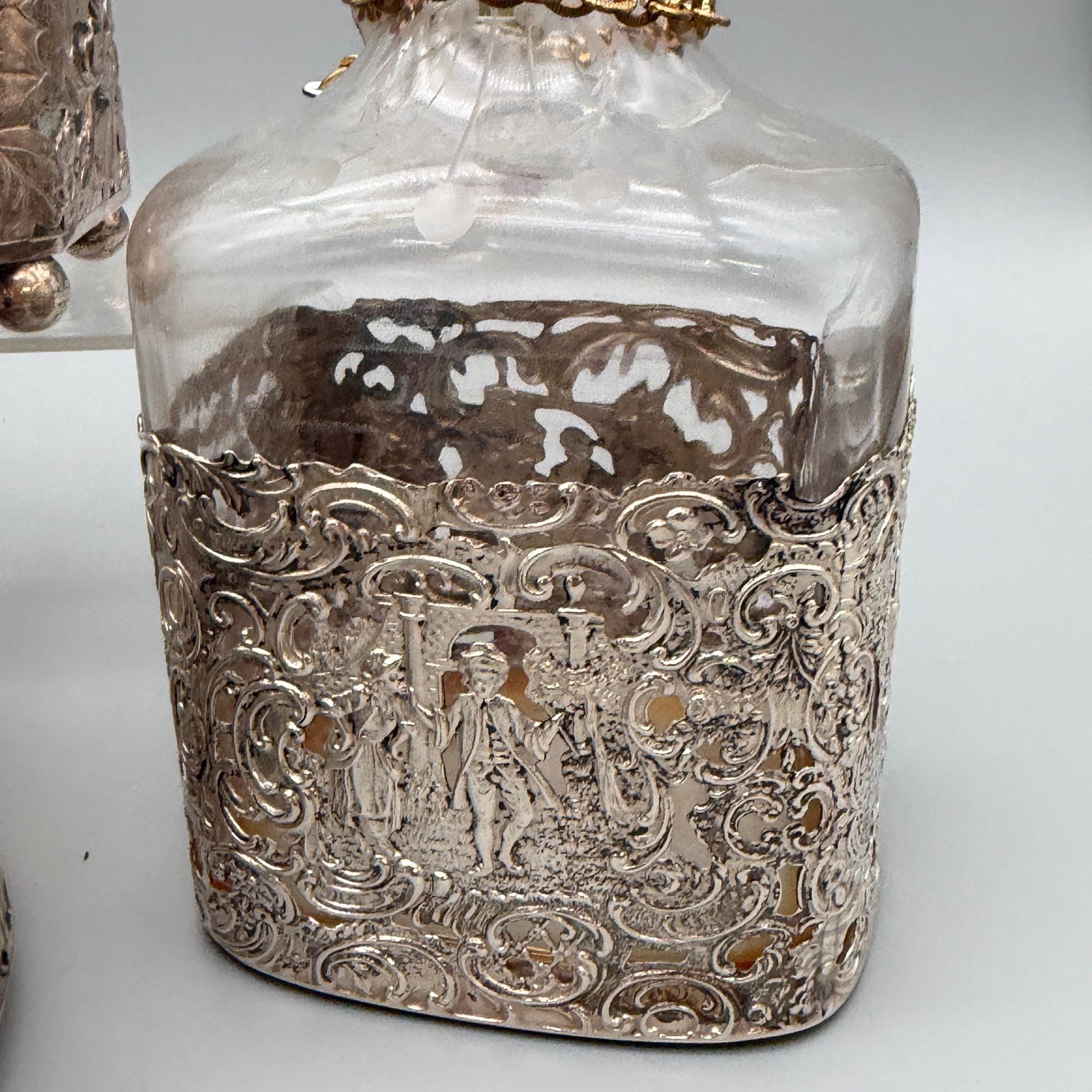 Silver Overlay Decanters and Vessels - 5