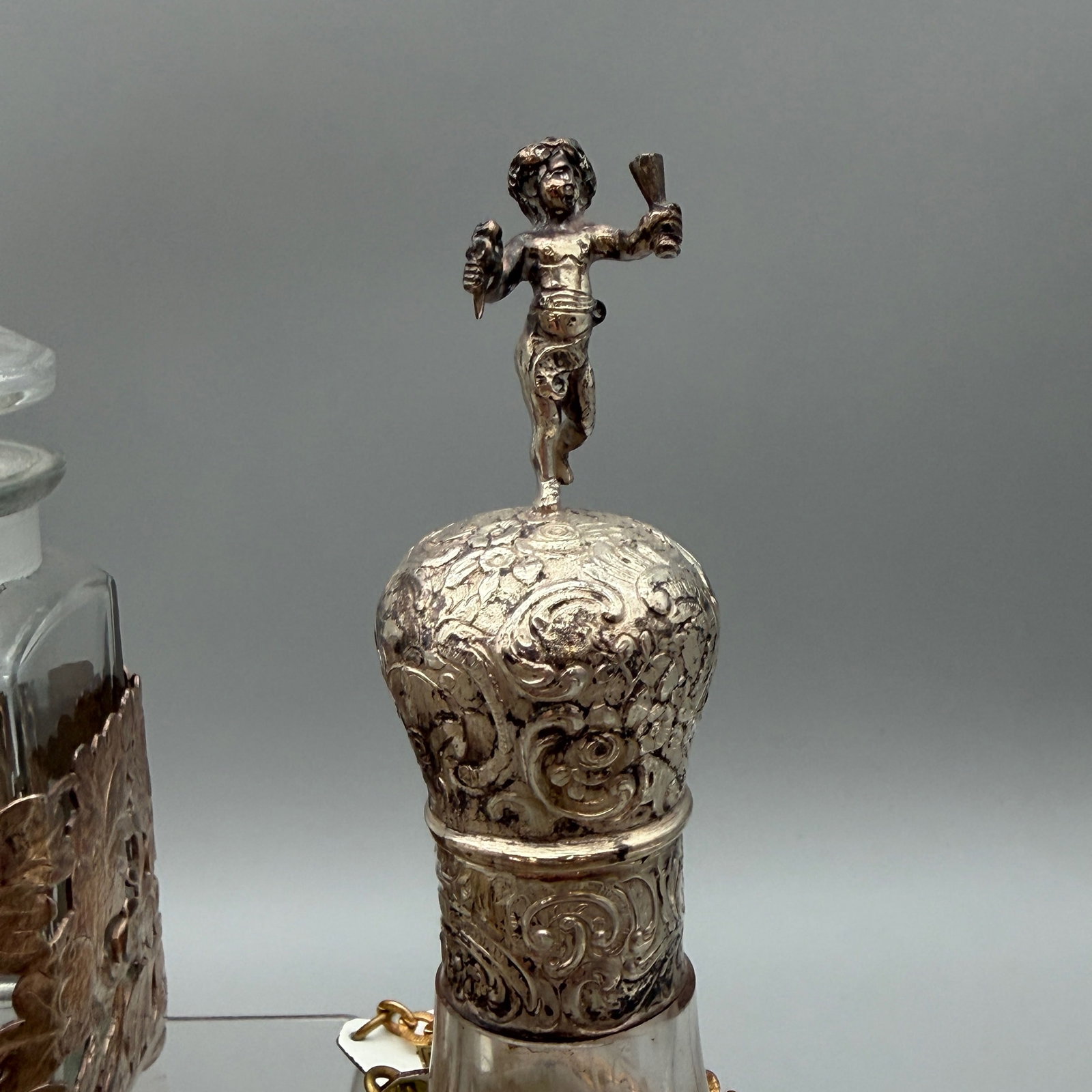 Silver Overlay Decanters and Vessels - 6