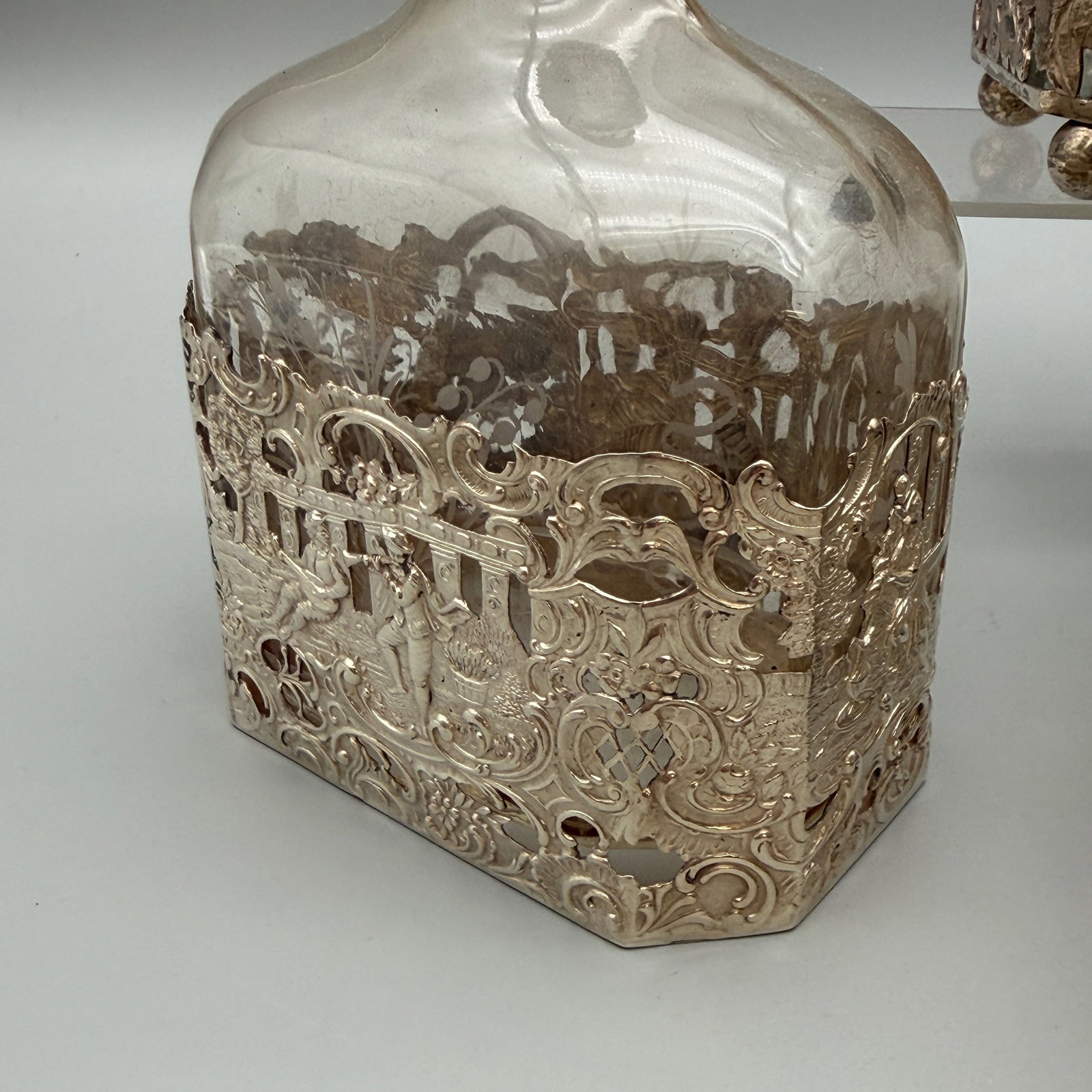Silver Overlay Decanters and Vessels - 8