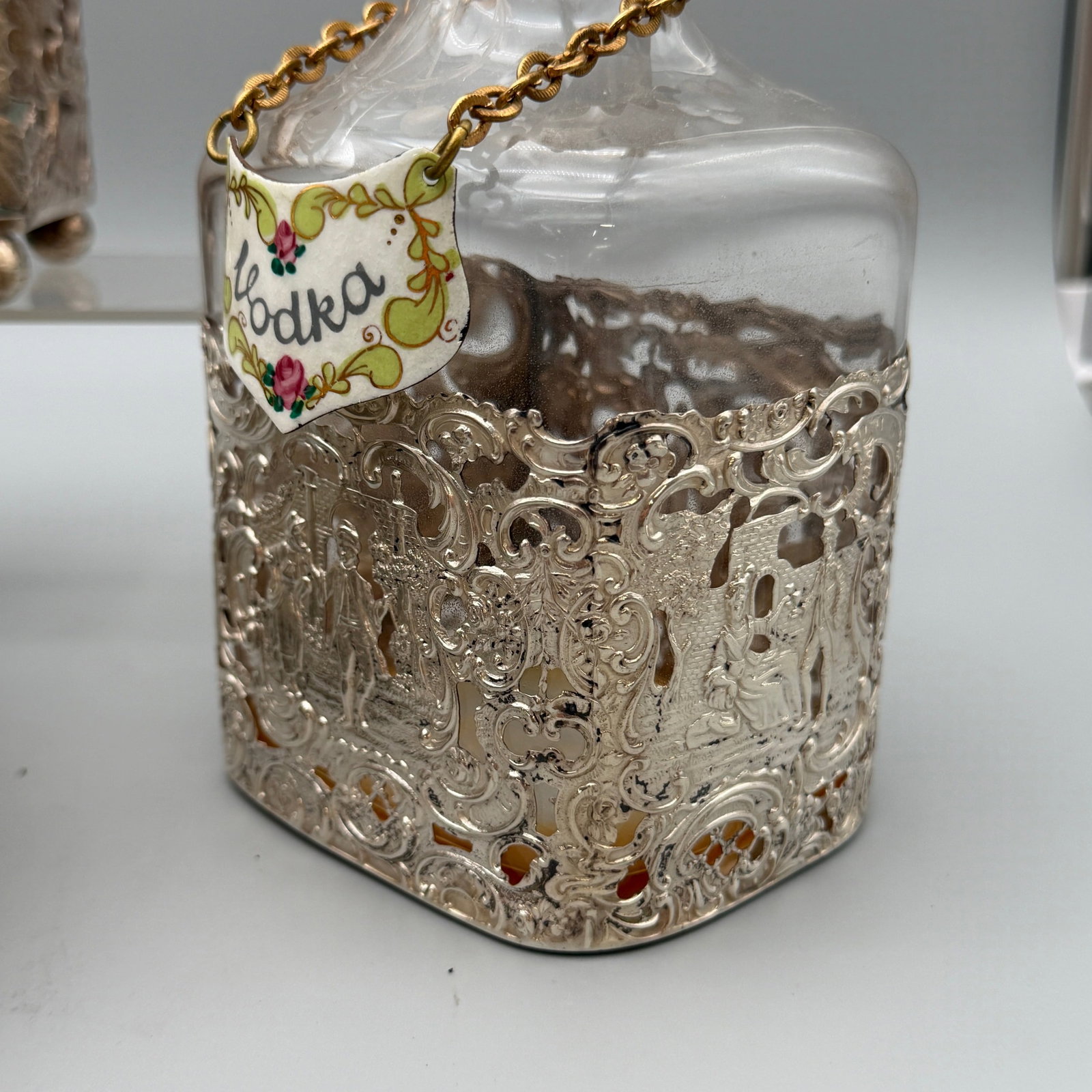 Silver Overlay Decanters and Vessels - 9