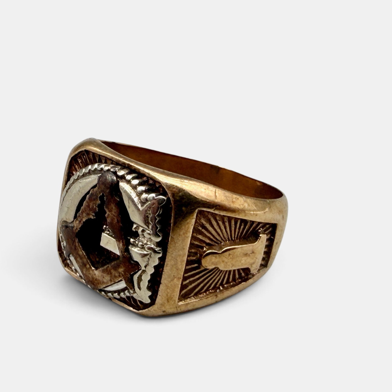 Gold Fraternal Ring, 10k-14k