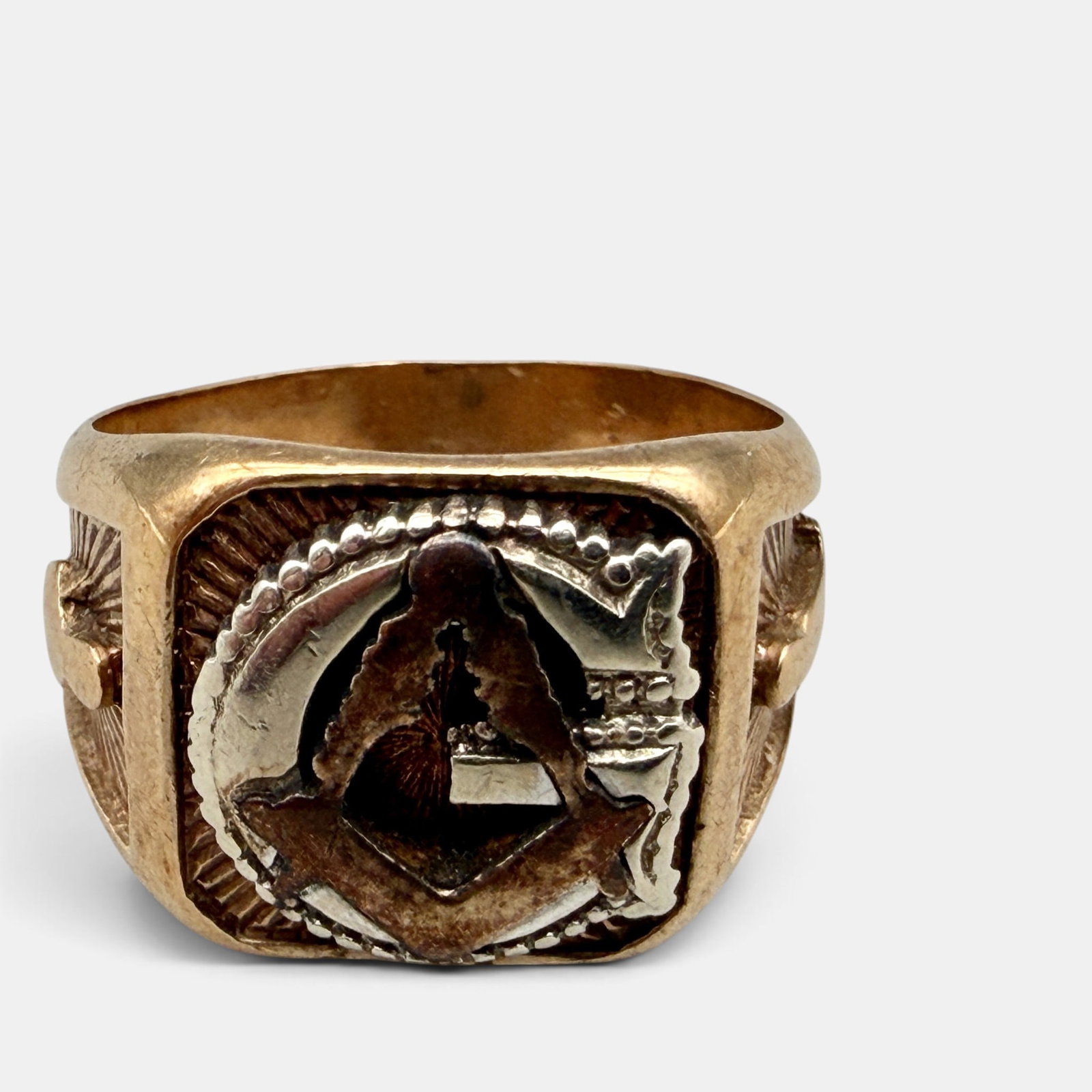 Gold Fraternal Ring, 10k-14k - 2