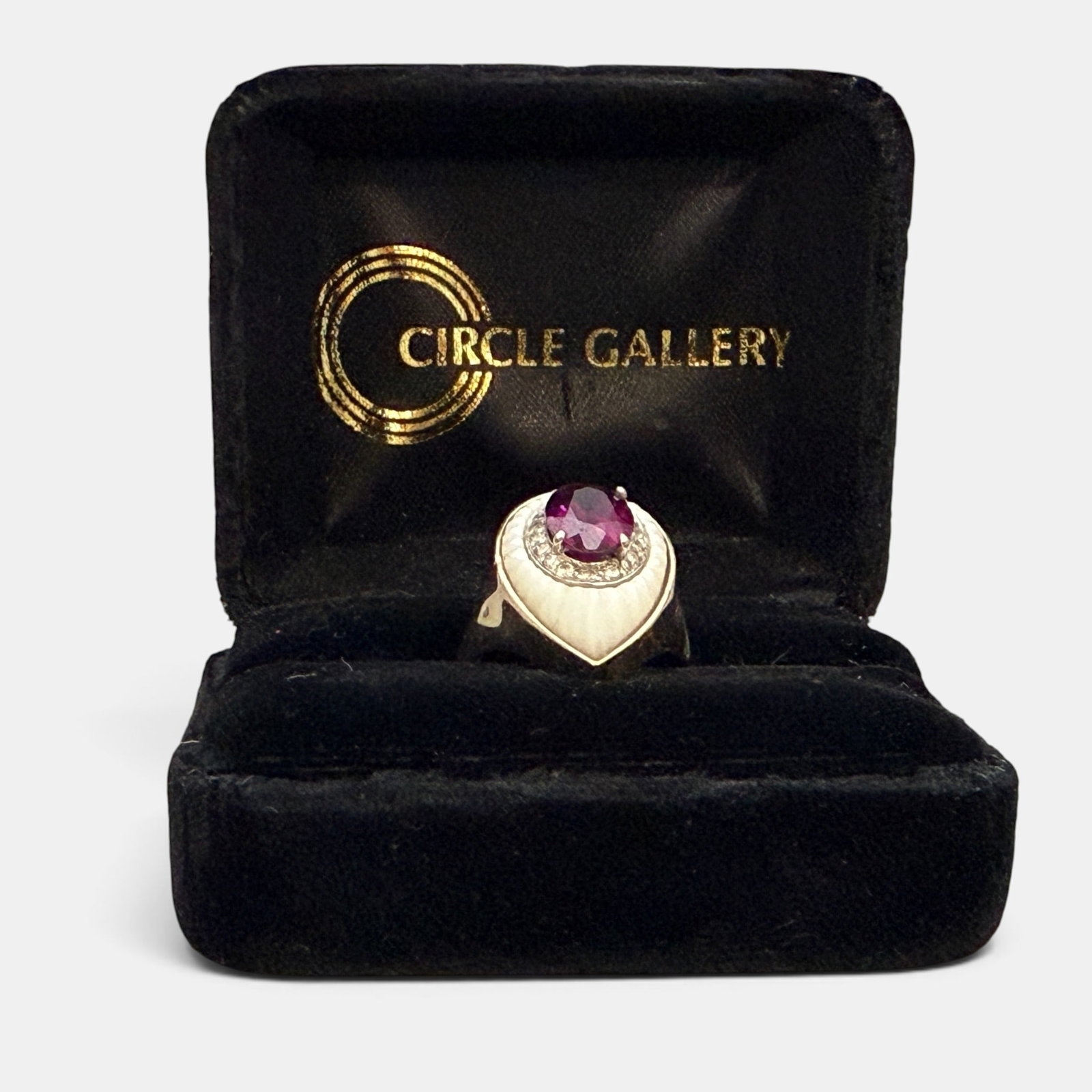 Erte Designed "Claire de Lune" Ring, 14k - 2