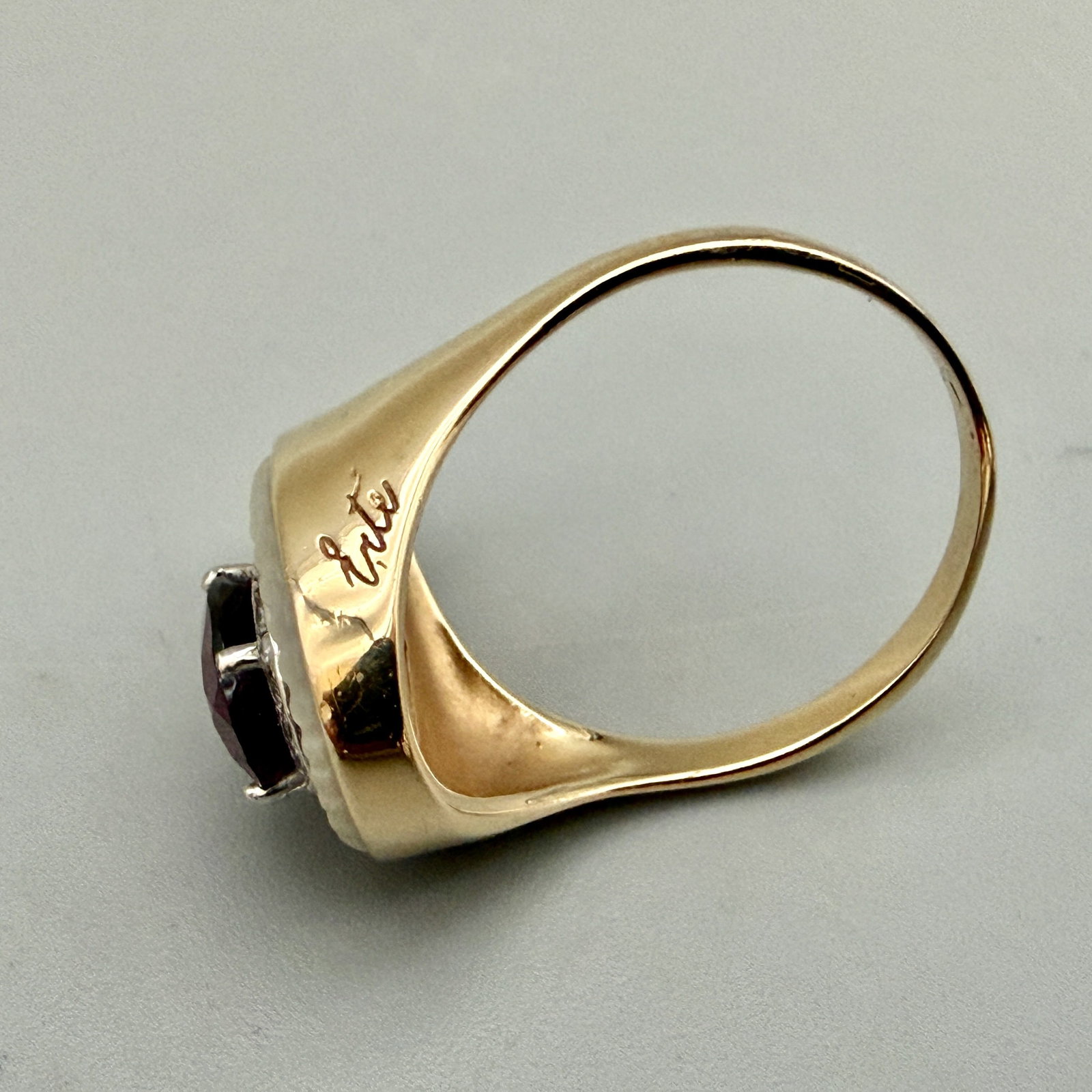 Erte Designed "Claire de Lune" Ring, 14k - 5