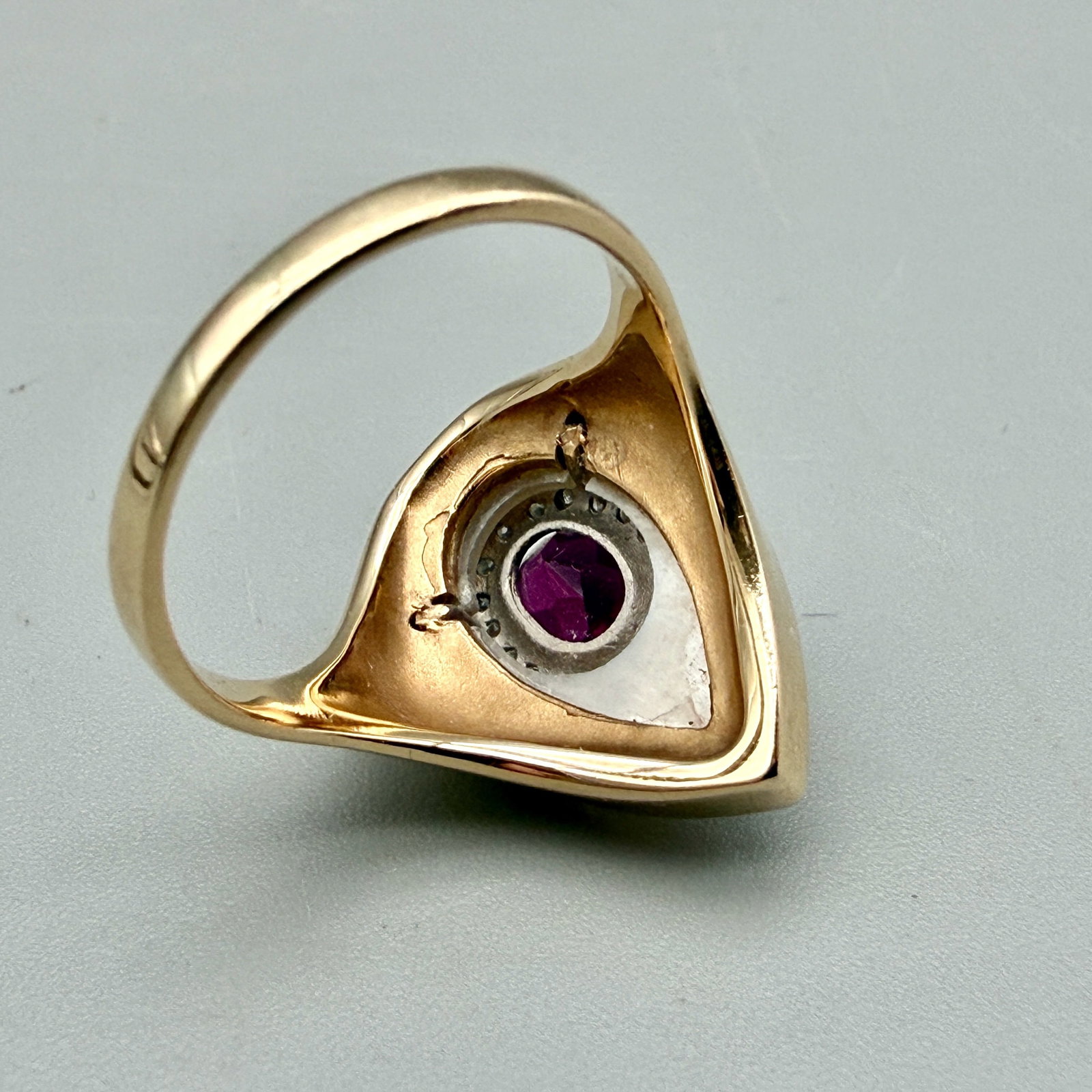 Erte Designed "Claire de Lune" Ring, 14k - 6
